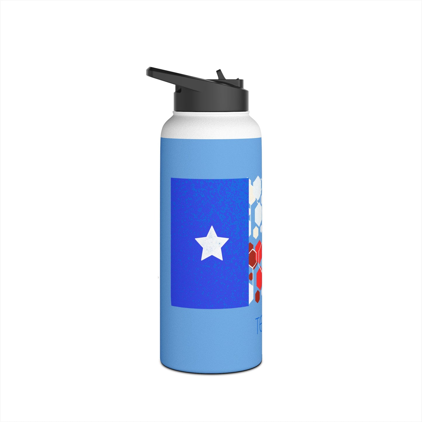 Modern Texas Stainless Steel Water Bottle, Standard Lid