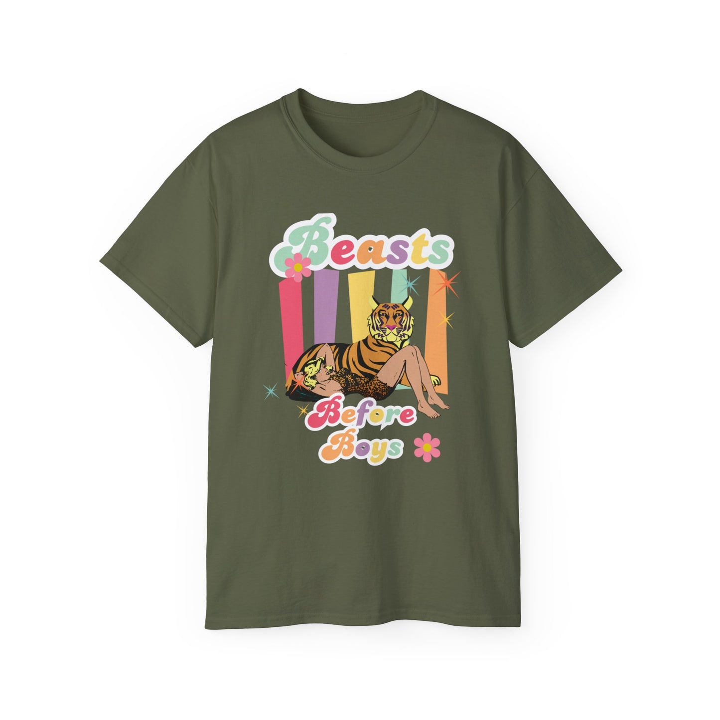 Camiseta unisex de algodón ultra fino Beasts Before Boys