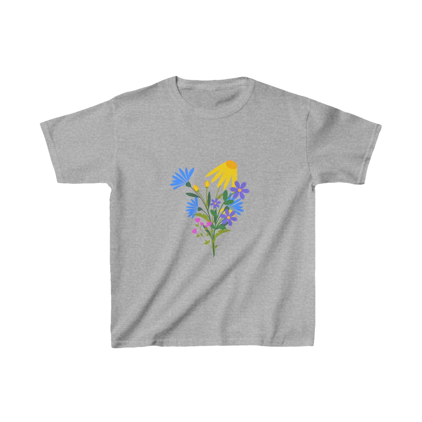 Spring Flowers Kids Heavy Cotton™ Tee EU