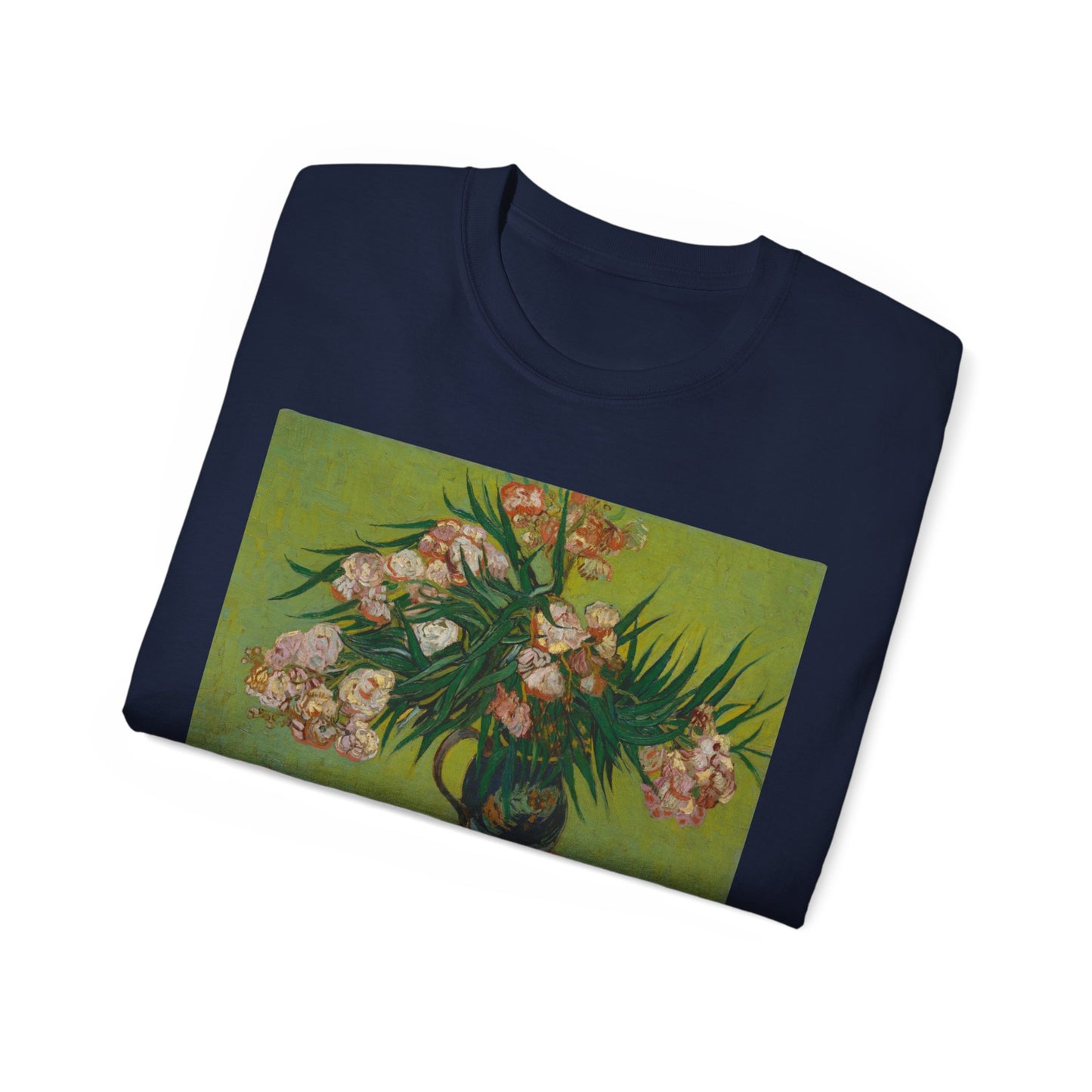 Camiseta de algodón ultradelgada de Vincent Van Gogh, Oleanders 1888