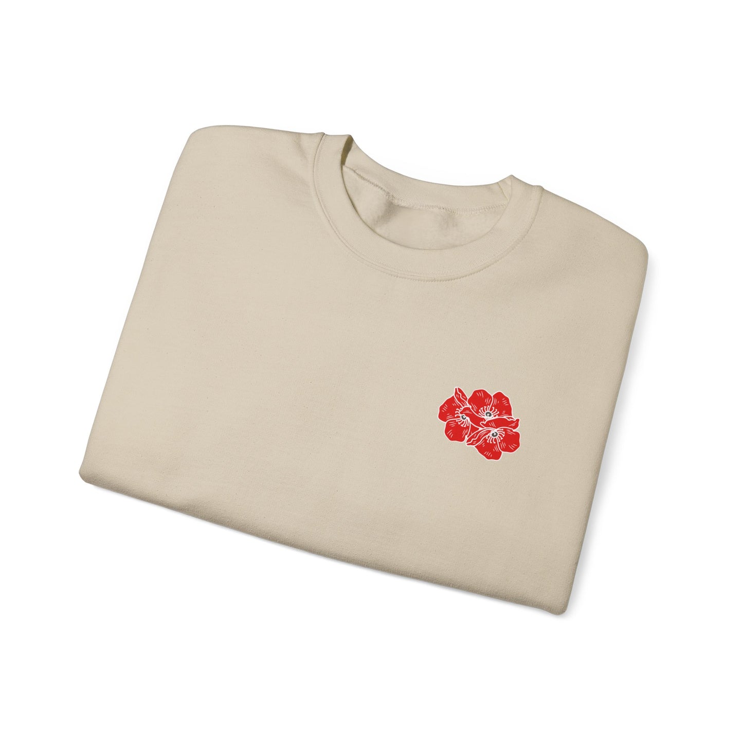 Poppies Unisex Heavy Blend™ Crewneck Sweatshirt