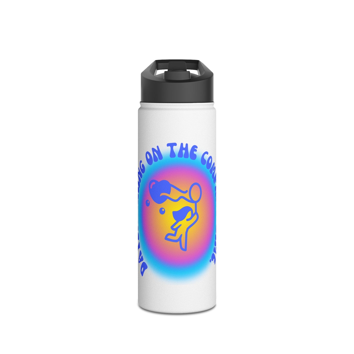 Daydreaming on the Company Dime Stainless Steel Water Bottle, Standard Lid