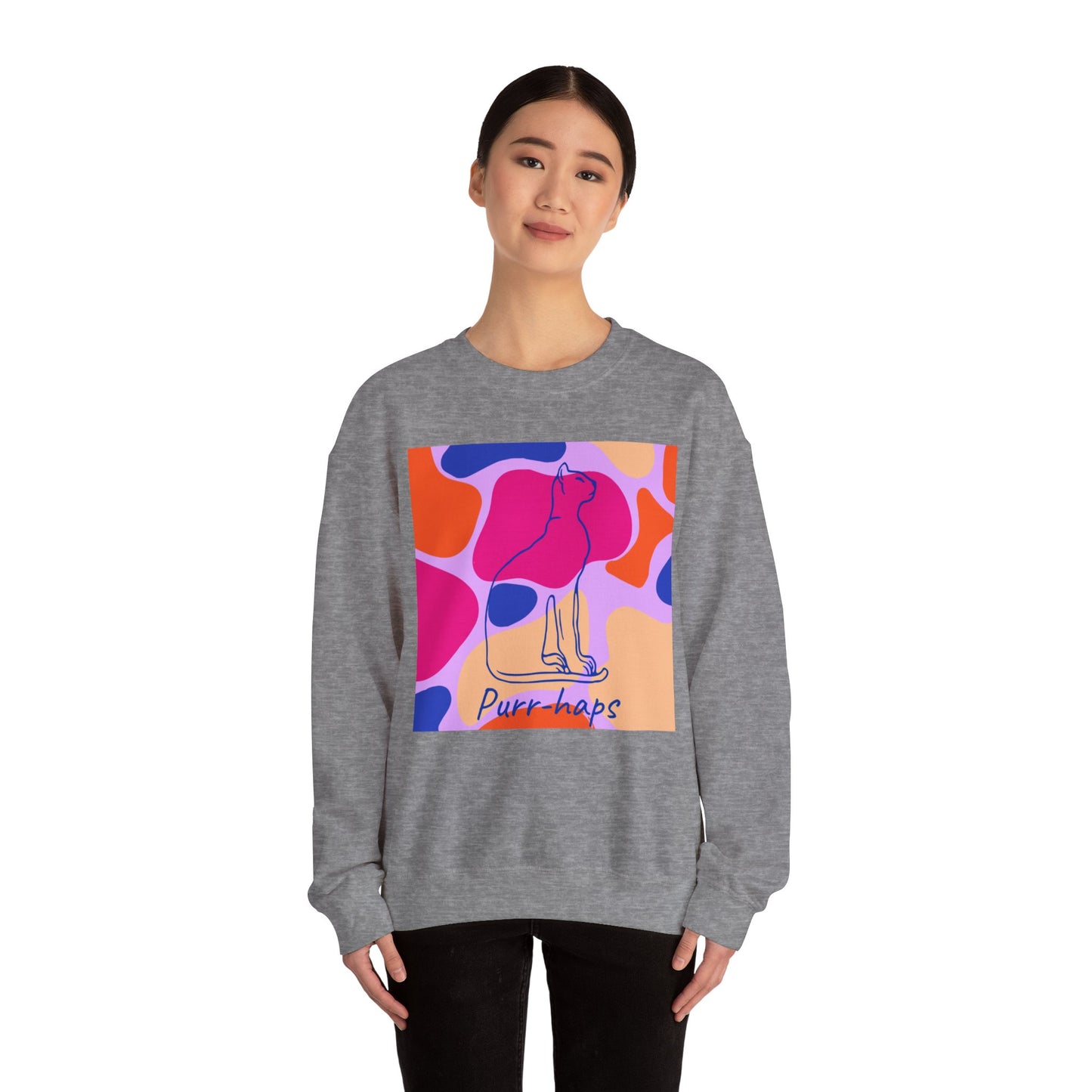 Purr-haps Unisex Heavy Blend™ Crewneck Sweatshirt