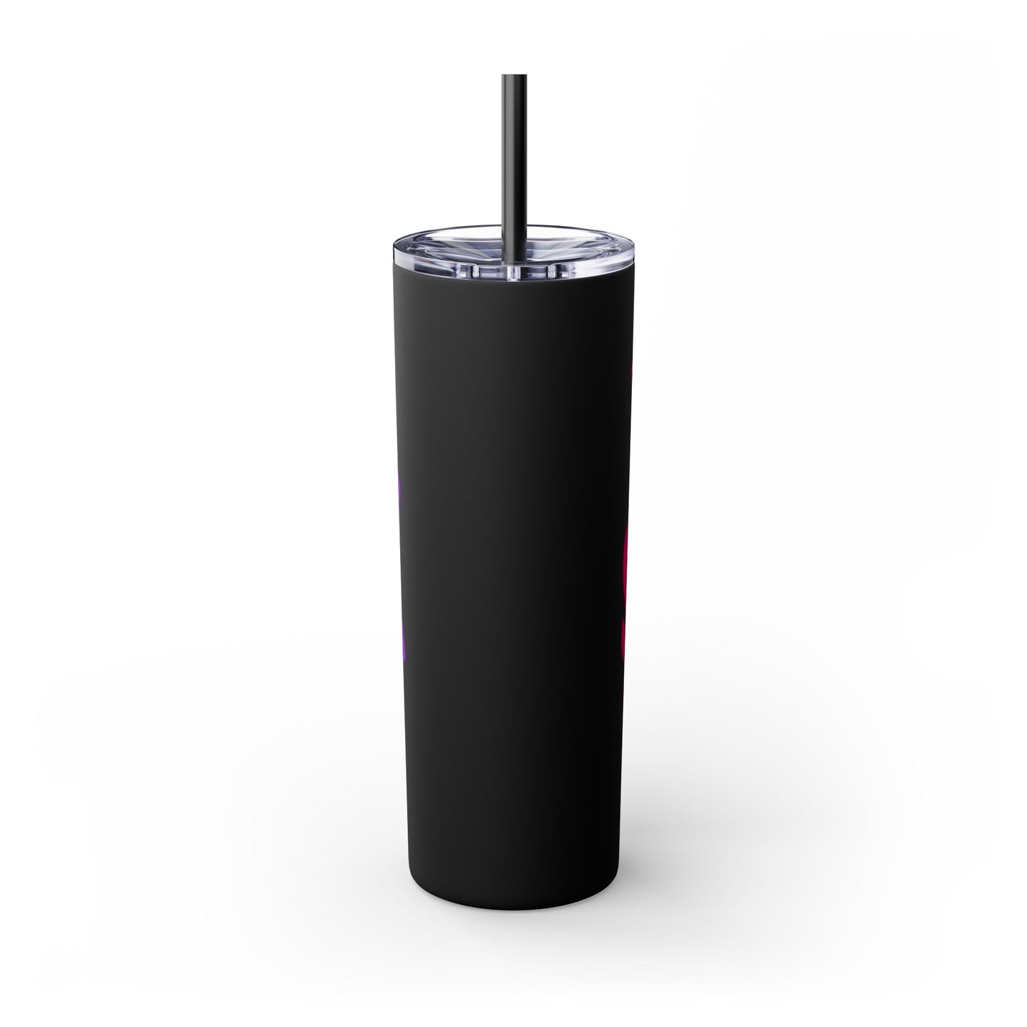 Delulu is My Baseline Tumbler with Straw, 20oz