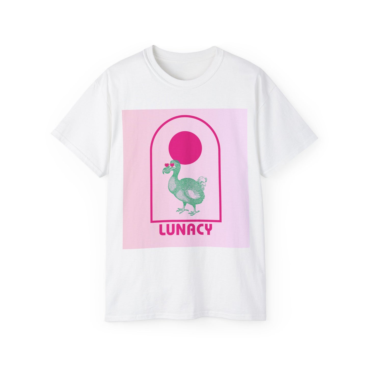 Camiseta de algodón ultra fino con ilustración de Dodo Lunacy