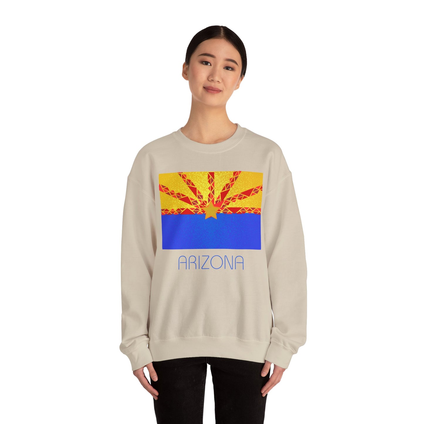 Sudadera unisex con cuello redondo Modern Arizona Heavy Blend™