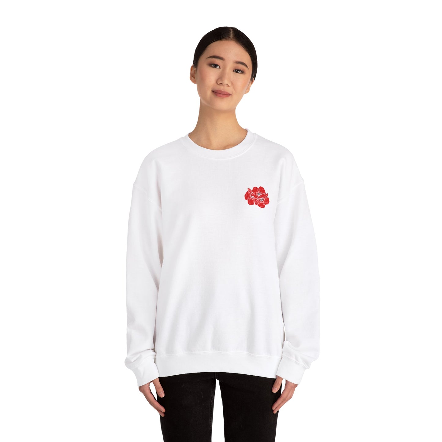 Poppies Unisex Heavy Blend™ Crewneck Sweatshirt