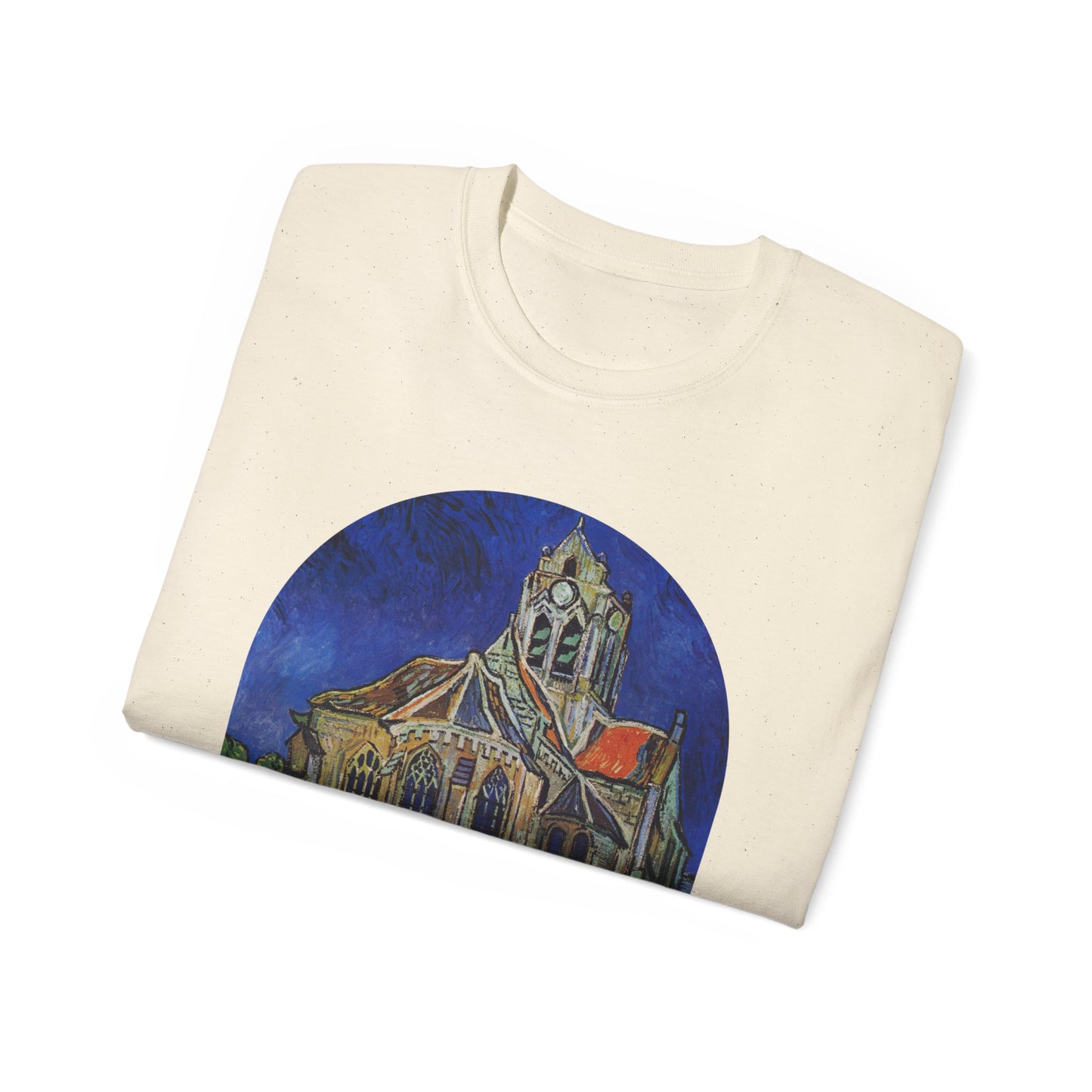 Vincent Van Gogh, The Church at Auvers 1890 Ultra Cotton Tee