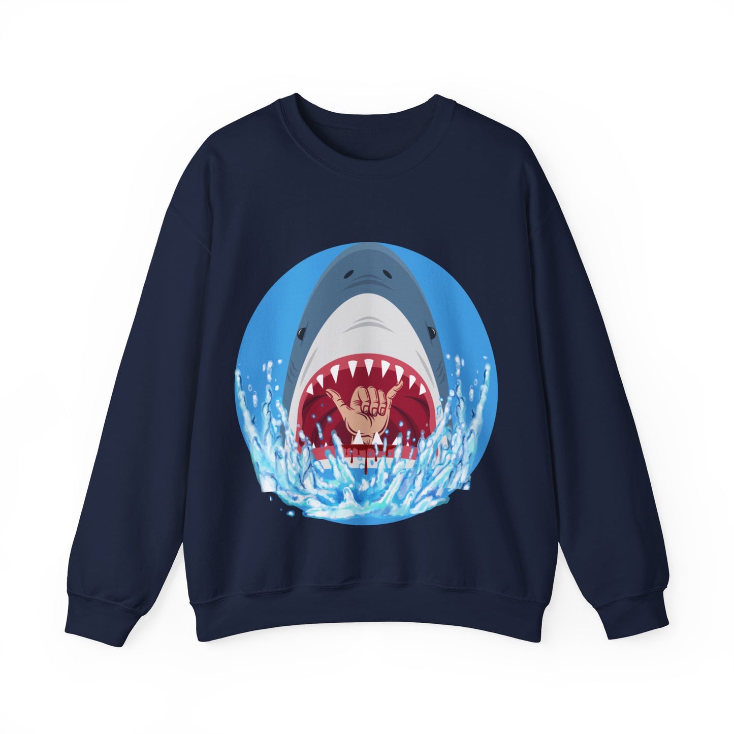 Surfin' Shark Unisex Heavy Blend™ Crewneck Sweatshirt EU