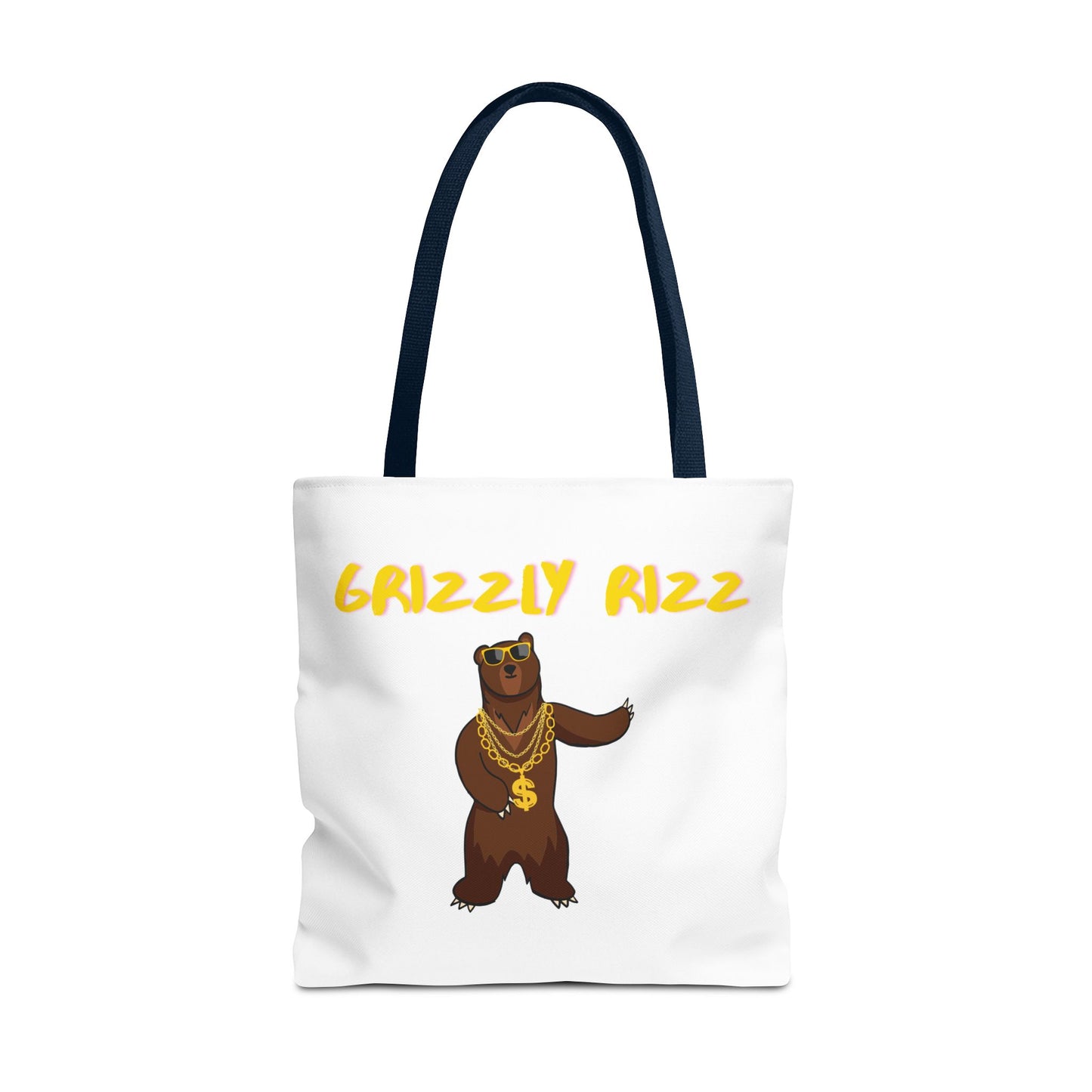 Grizzly Rizz Bear Tote Bag