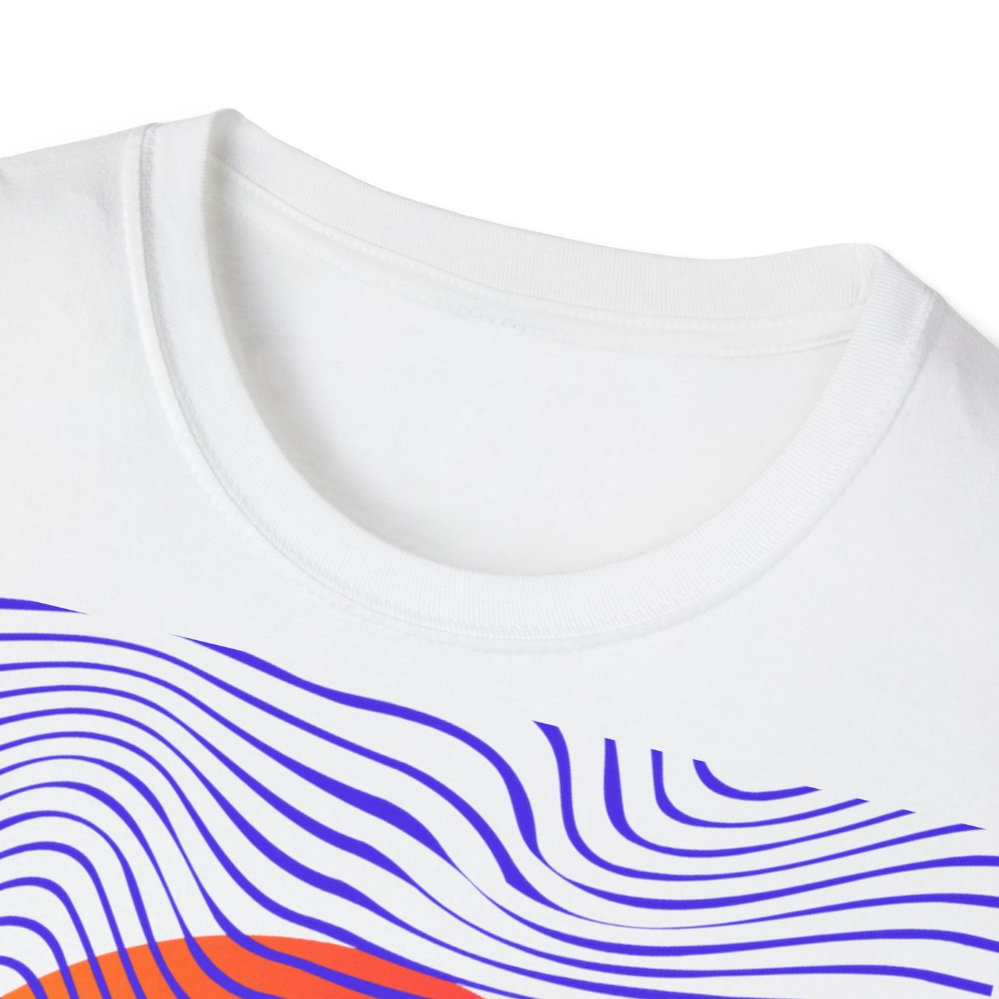 Camiseta unisex Waves Softstyle de la UE