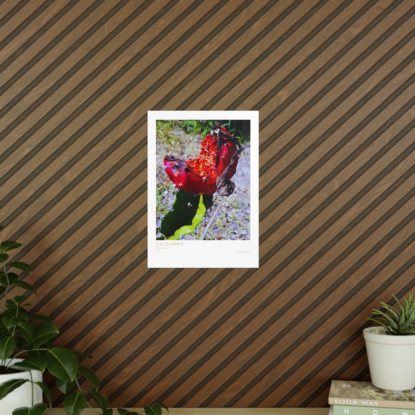 Cactus Fruit Photograph Vertical Posters EU