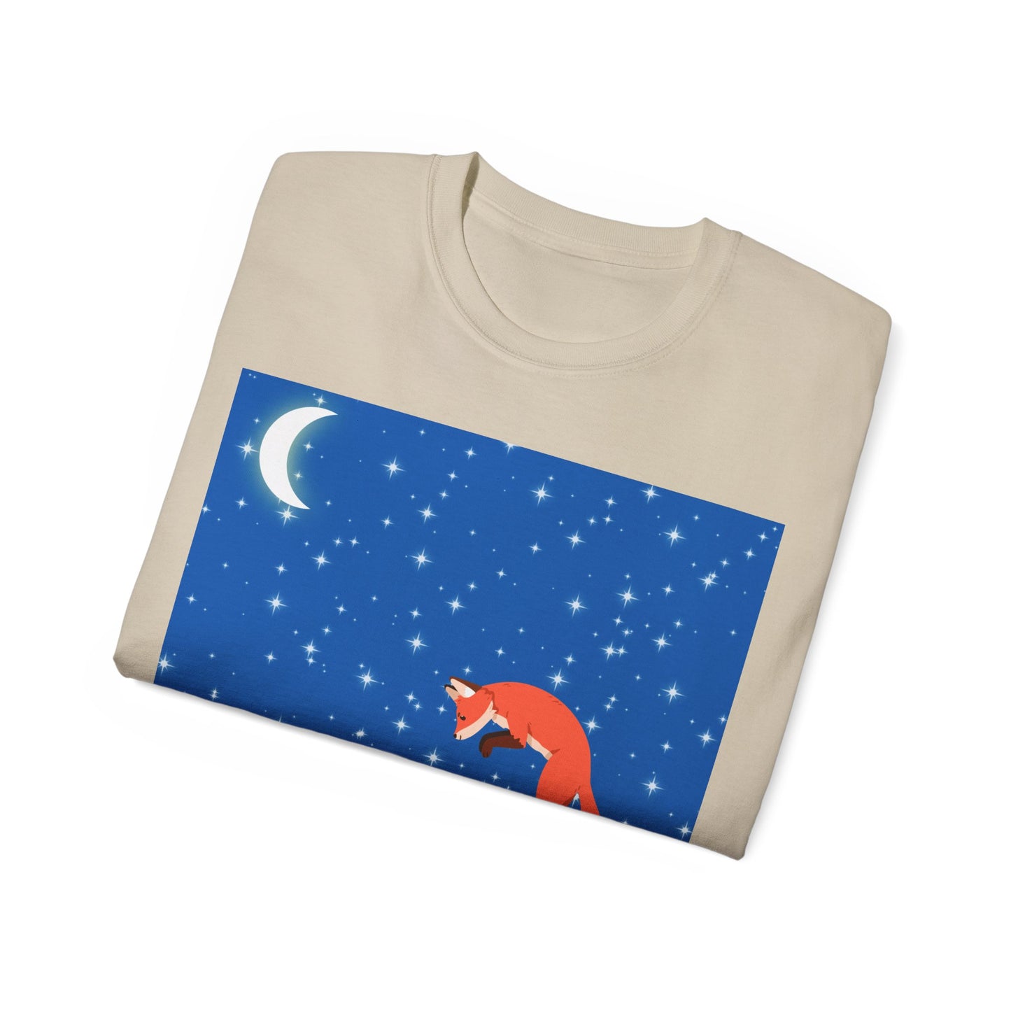 Snow Jumping Fox Unisex Ultra Cotton Tee