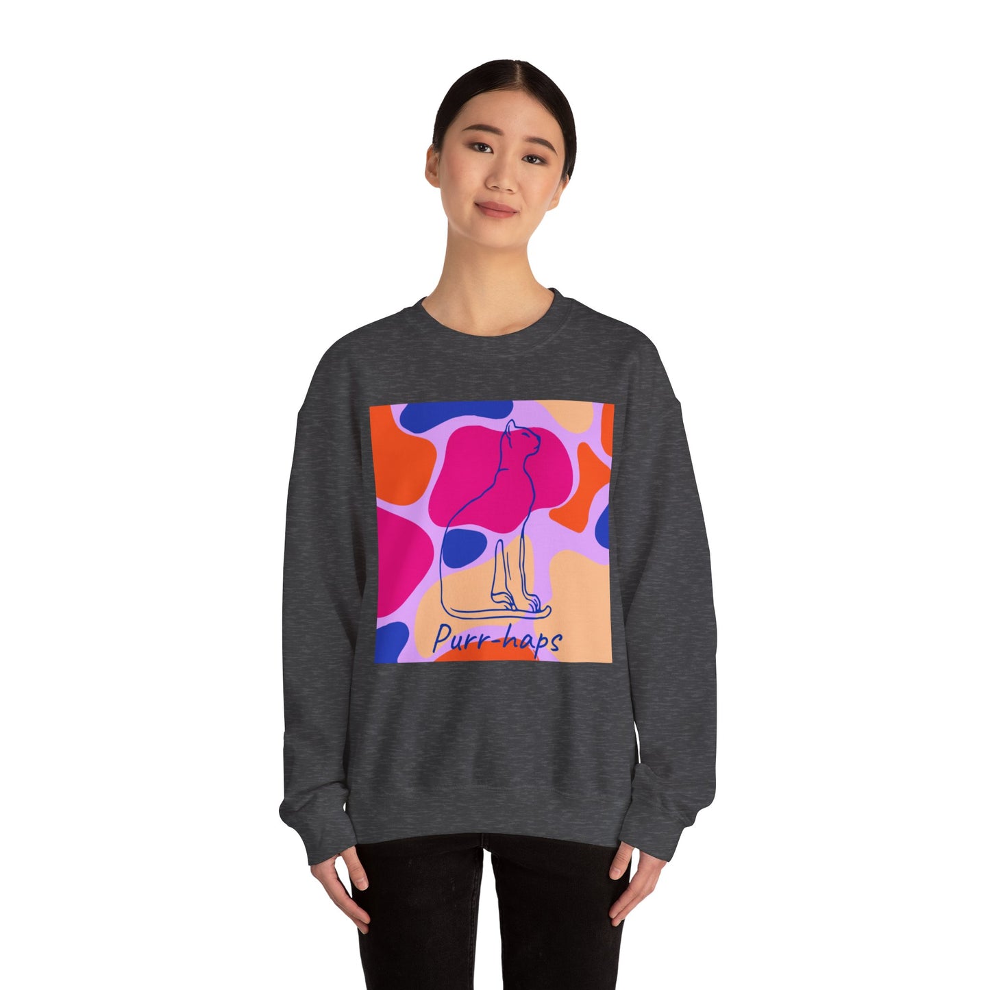 Purr-haps Unisex Heavy Blend™ Crewneck Sweatshirt