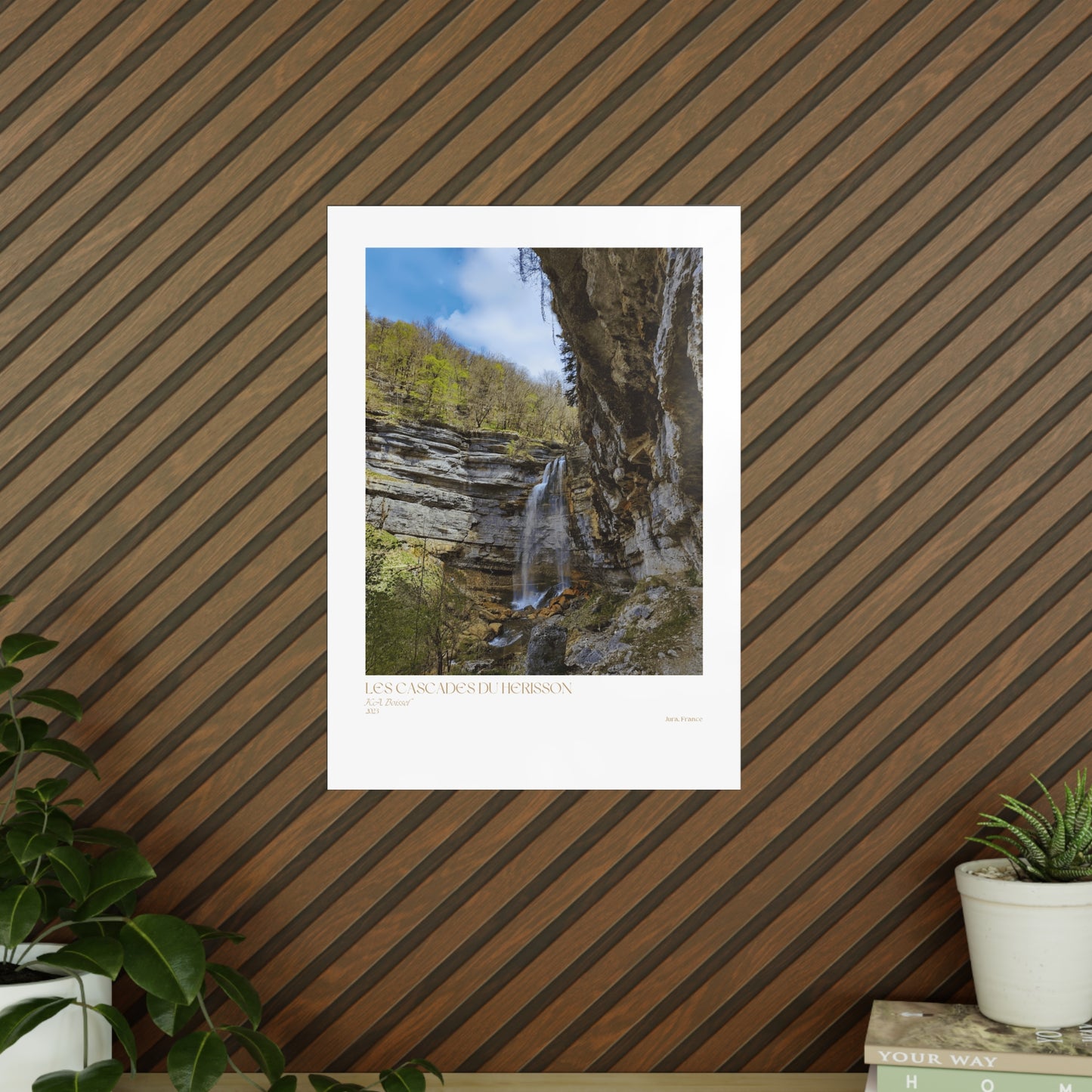 Les Cascades Du Herisson Vertical Posters EU