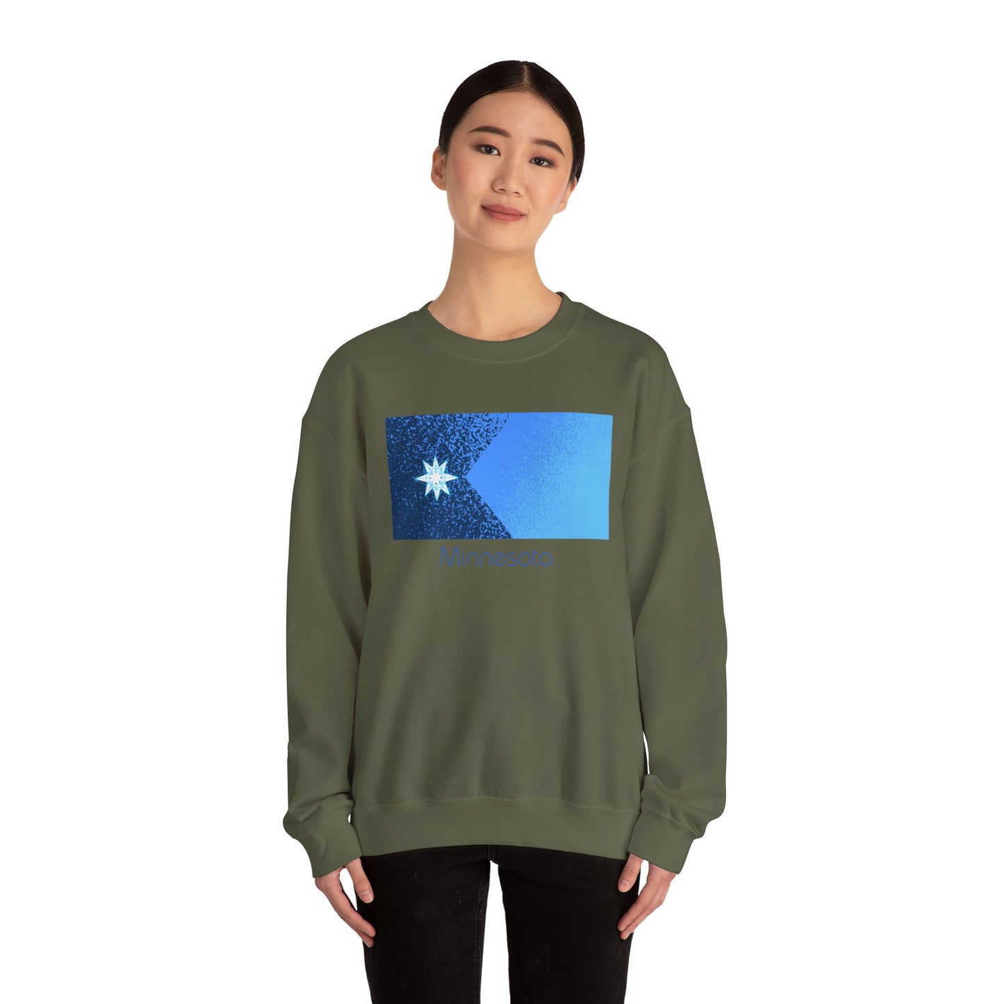 Modern Minnesota Unisex Heavy Blend™ Crewneck Sweatshirt