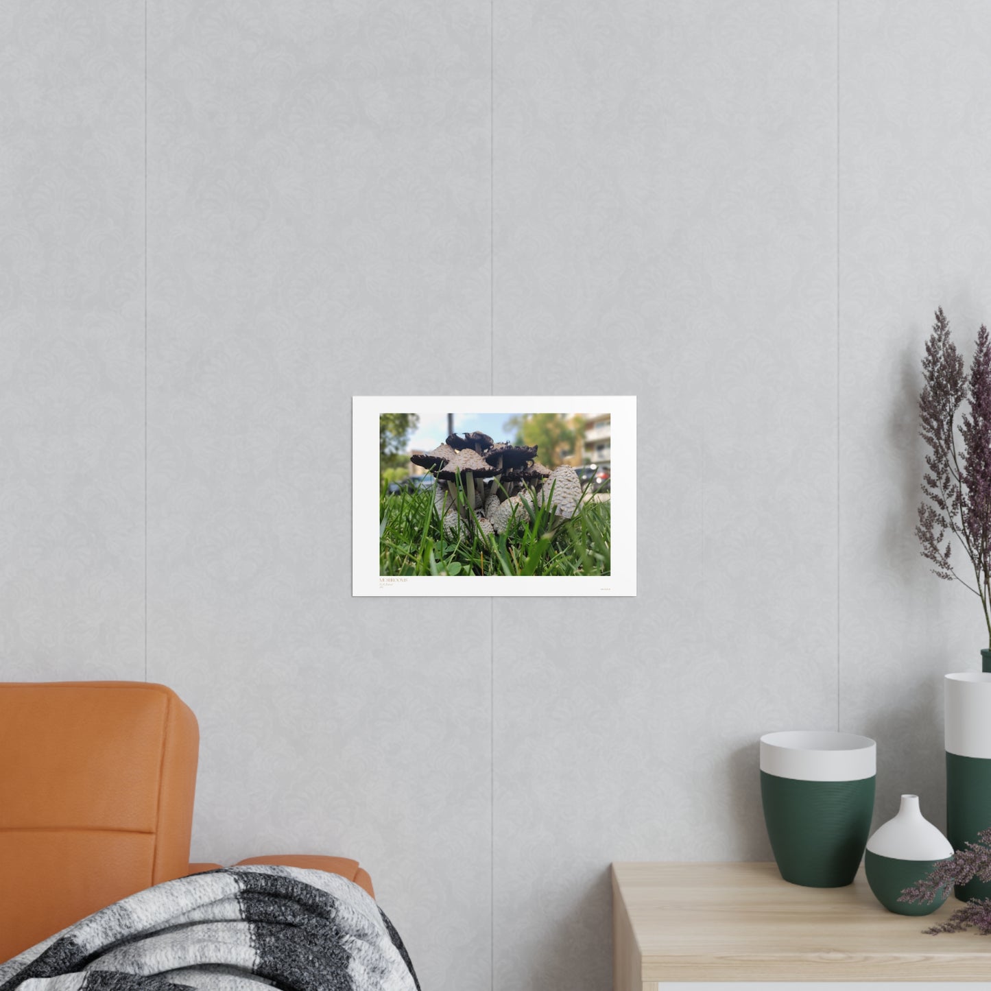 Mushrooms Matte Photograph Horizontal Posters EU