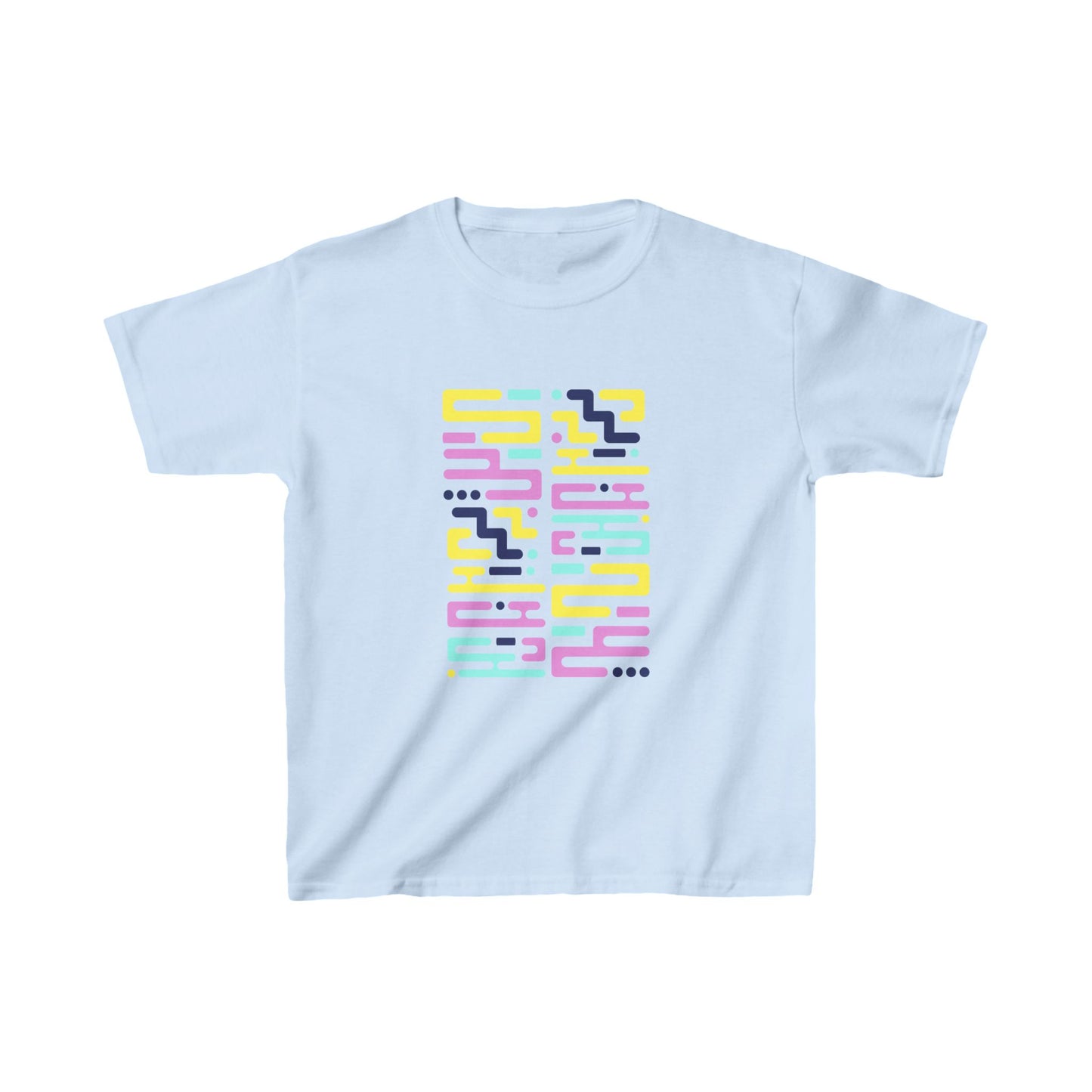 Waves in Code Kids Heavy Cotton™ Tee EU