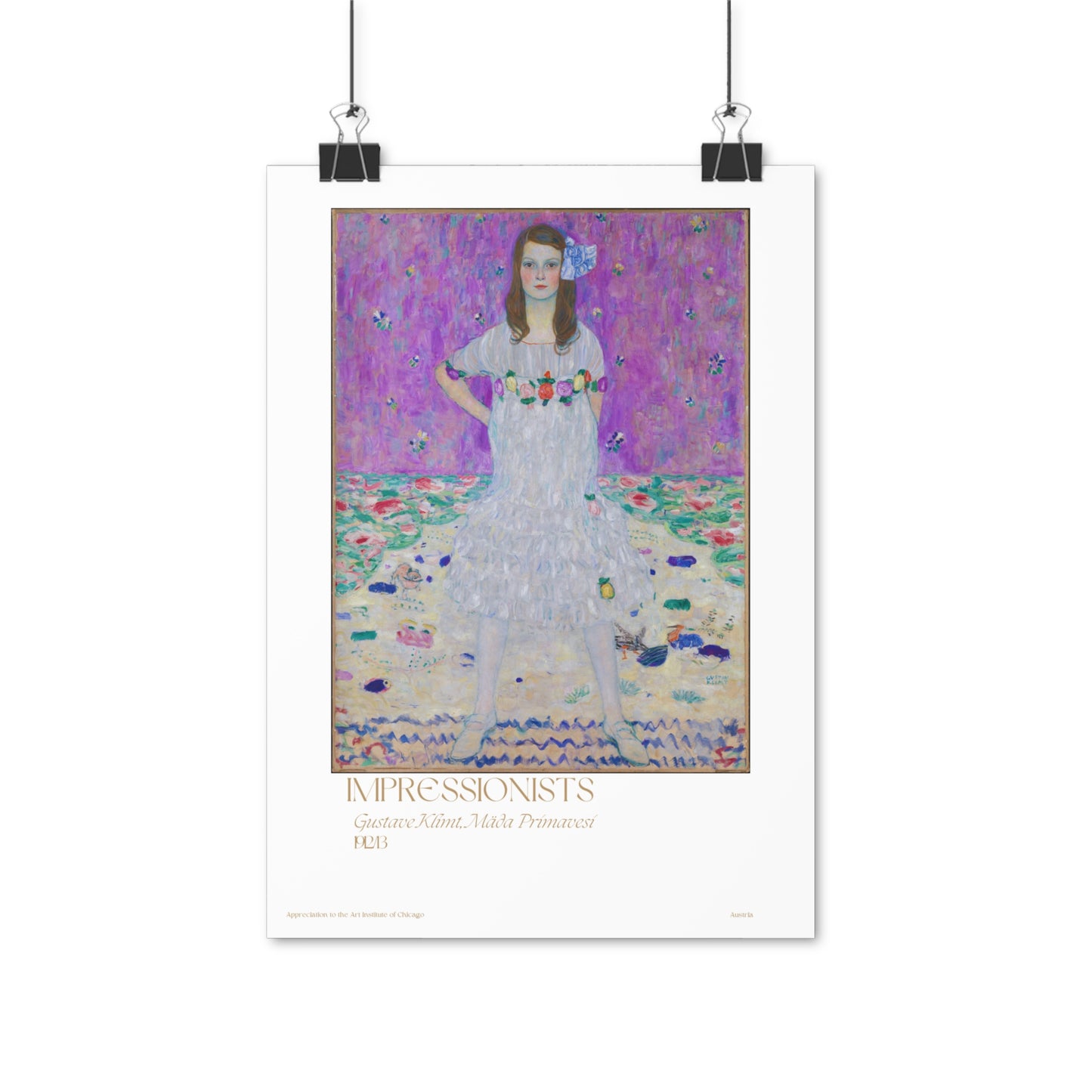 Gustave Klimt, Mäda Primavesi 1923/13 Vertical Poster EU