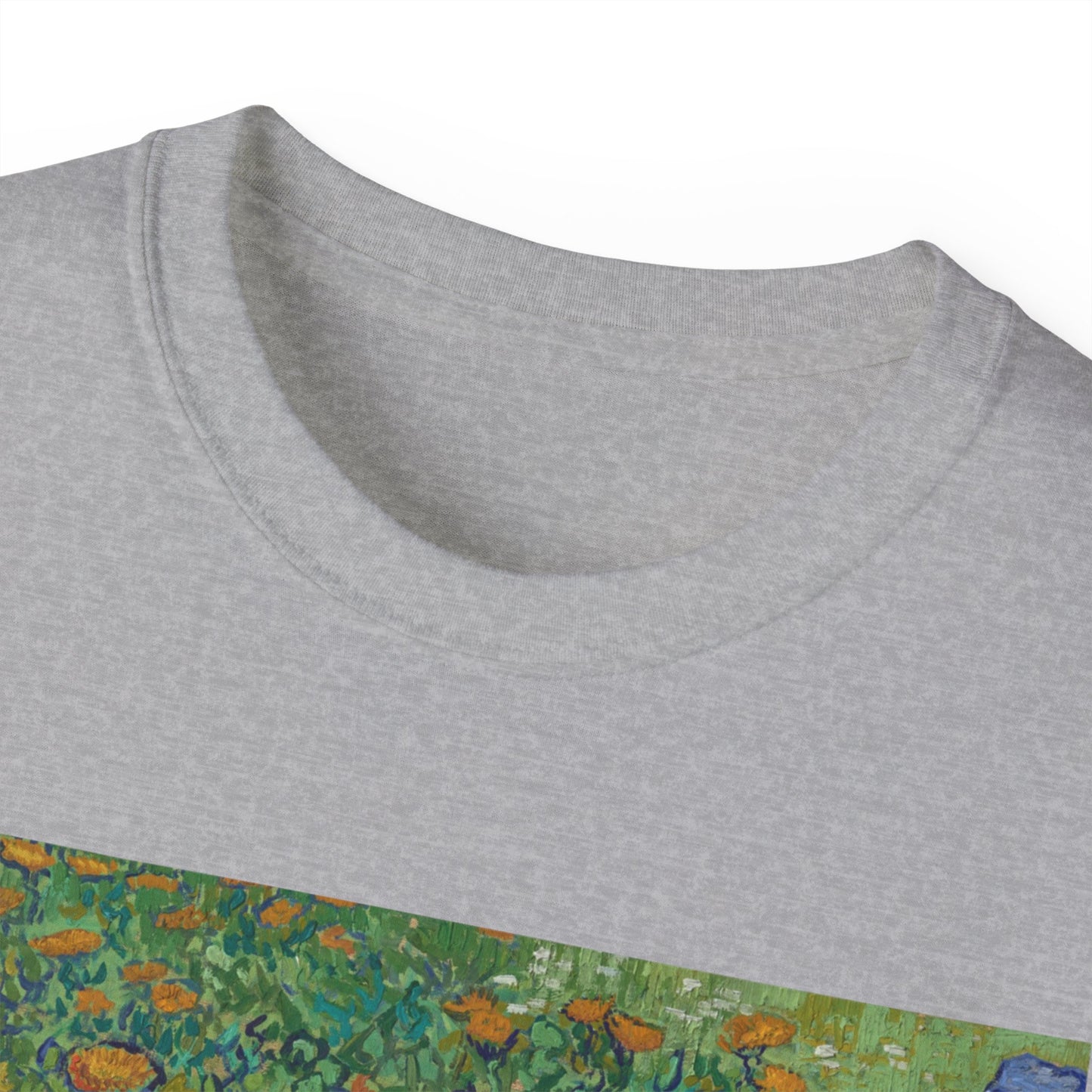 Camiseta unisex de algodón ultrafino con la imagen de los lirios rasgados de Van Gogh, 1889, UE