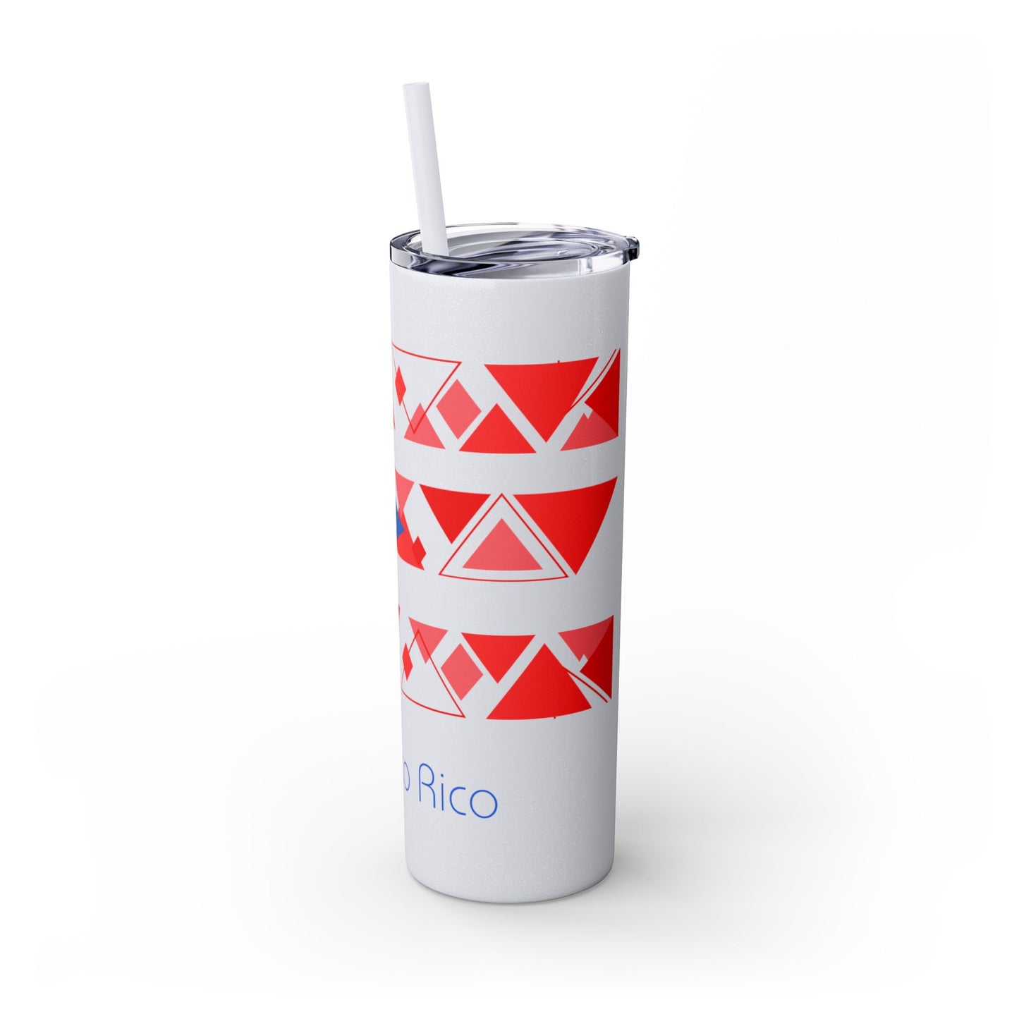 Modern Puerto Rico Tumbler with Straw, 20oz