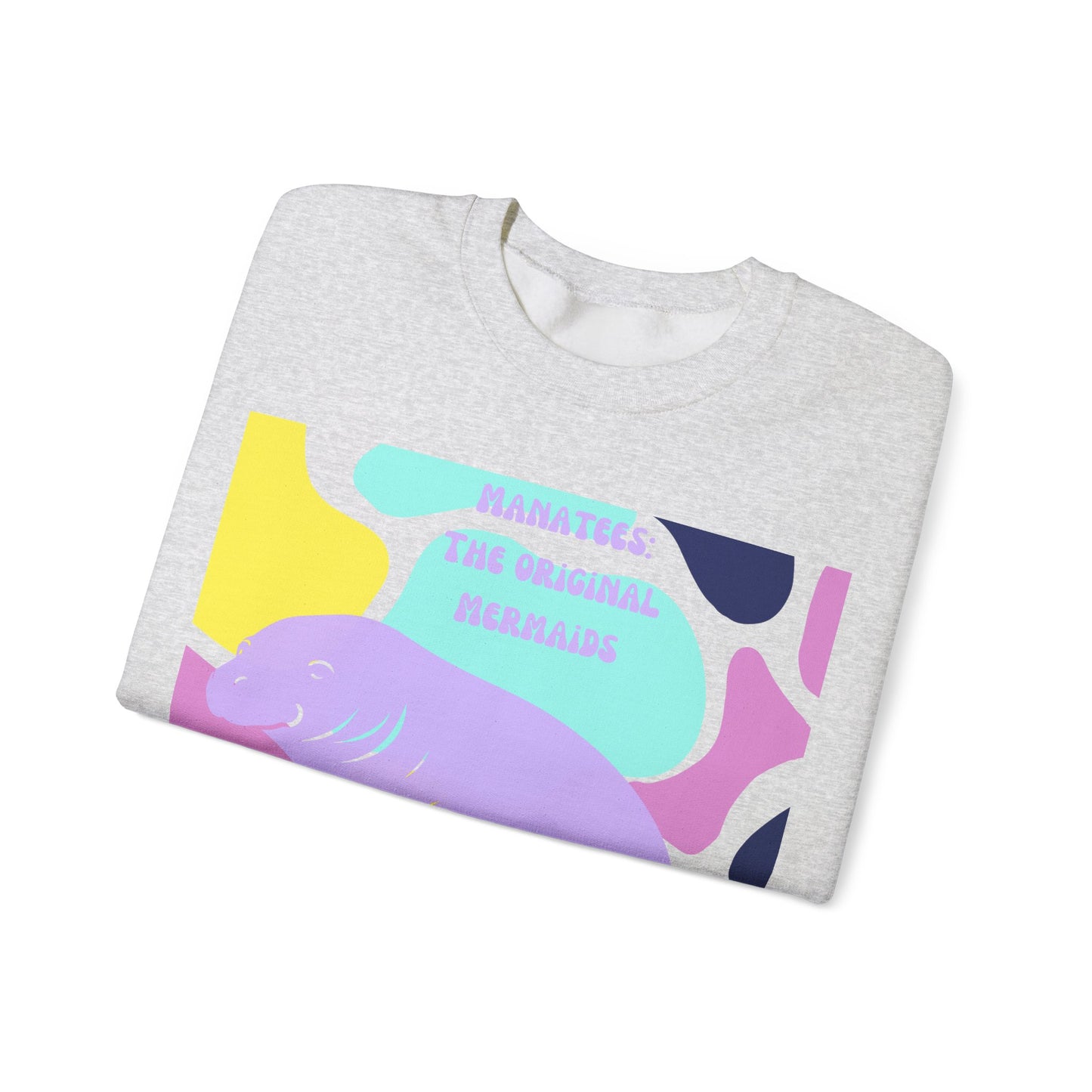 The Original Mermaid Manatee Unisex Heavy Blend™ Crewneck Sweatshirt EU