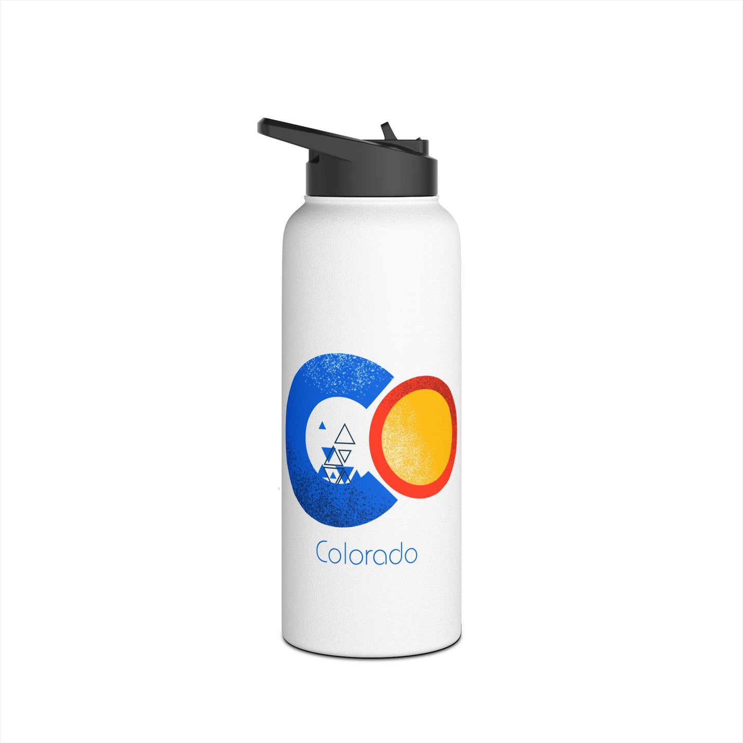 Modern Colorado Stainless Steel Water Bottle, Standard Lid