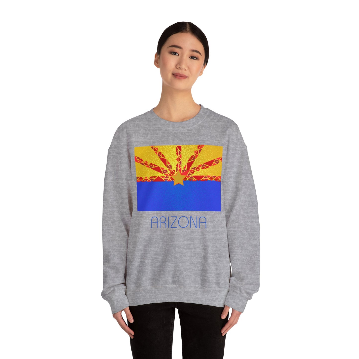 Sudadera unisex con cuello redondo Modern Arizona Heavy Blend™