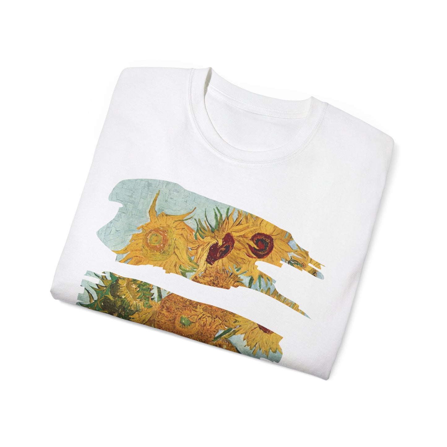 Brush Vincent Van Gogh, Sunflowers 1888-1889 Ultra Cotton Tee EU