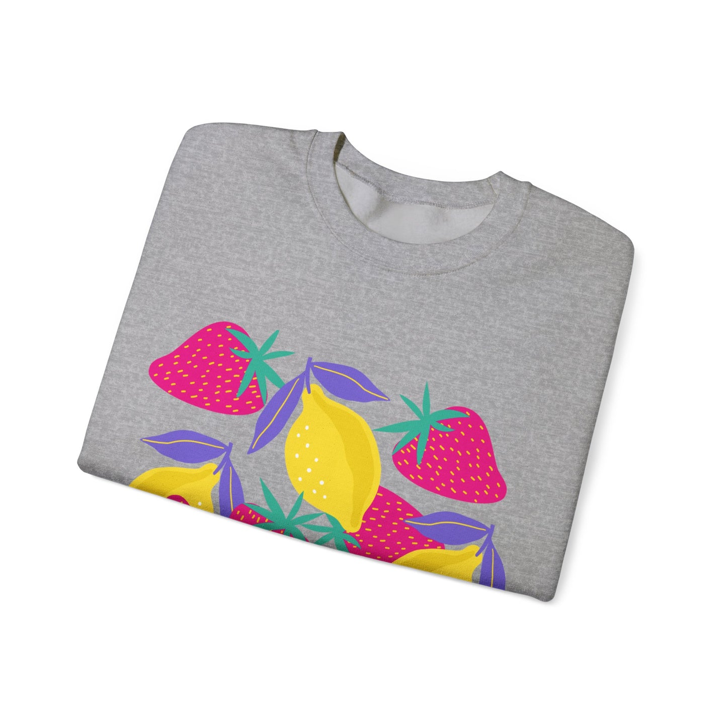 Lemons and Strawberries Unisex Heavy Blend™ Crewneck Sweatshirt EU