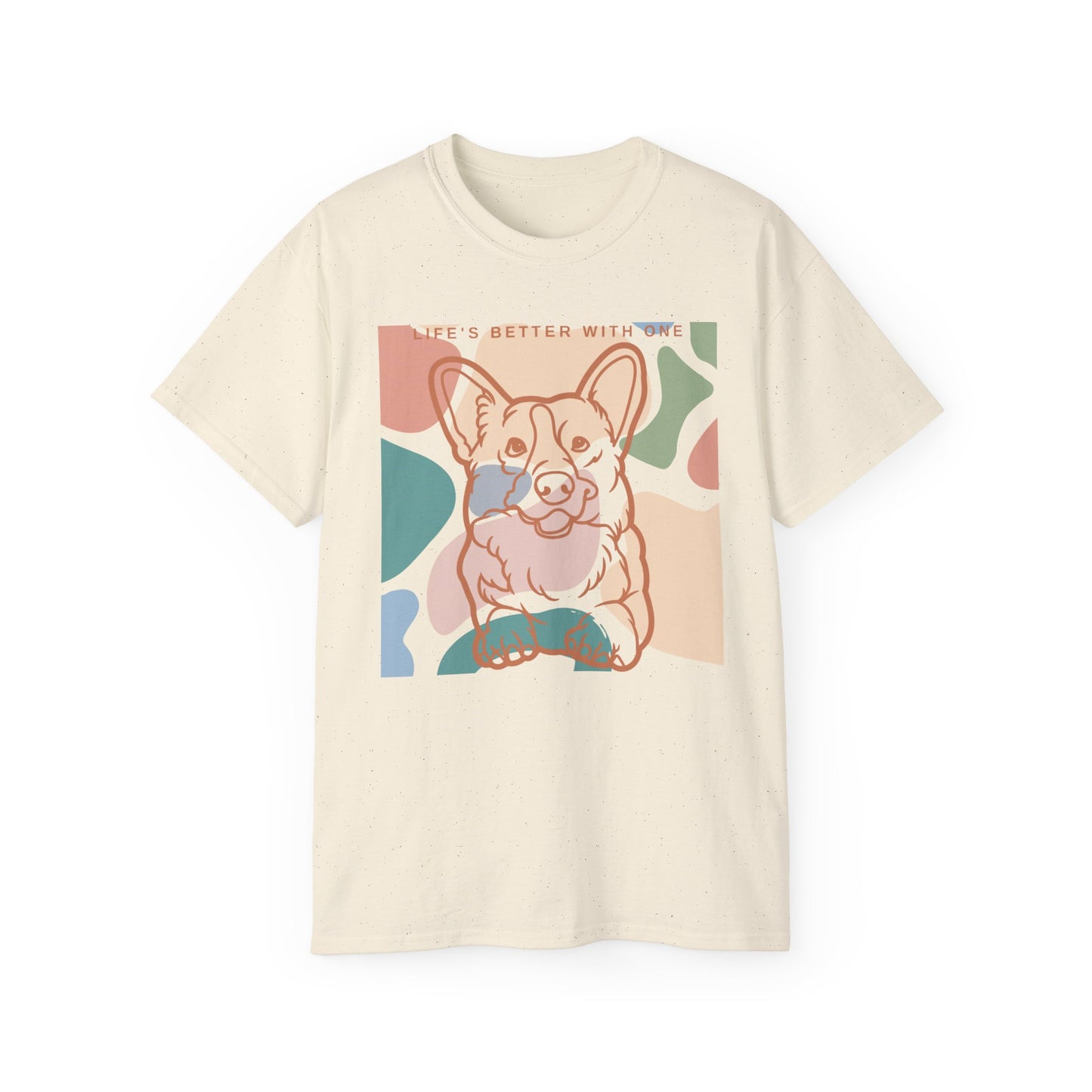 Cute Corgi Unisex Ultra Cotton Tee Two Sided