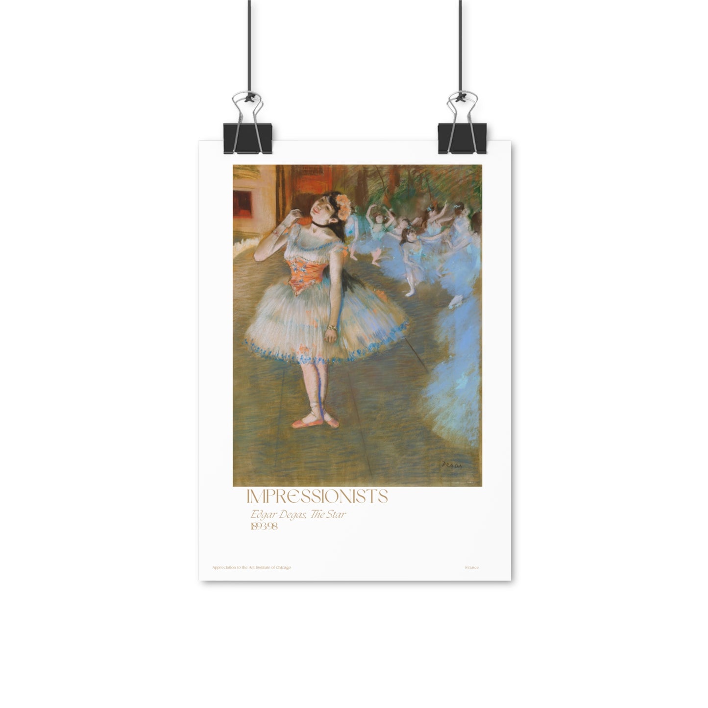 Edgar Degas, The Star 1893/98 Vertical Poster EU