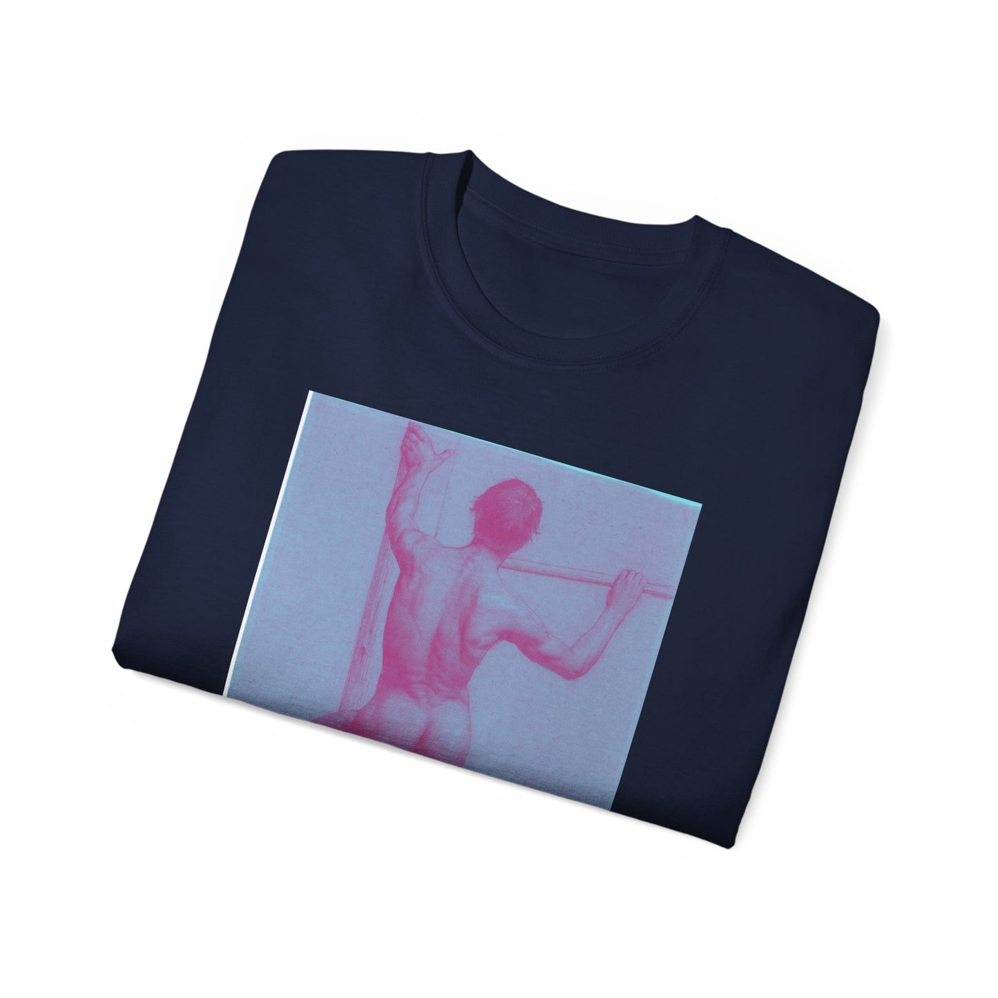 Gustav Klimt, Male Nude with Left Foot on a Pedestal 1879 Unisex Ultra Cotton Tee