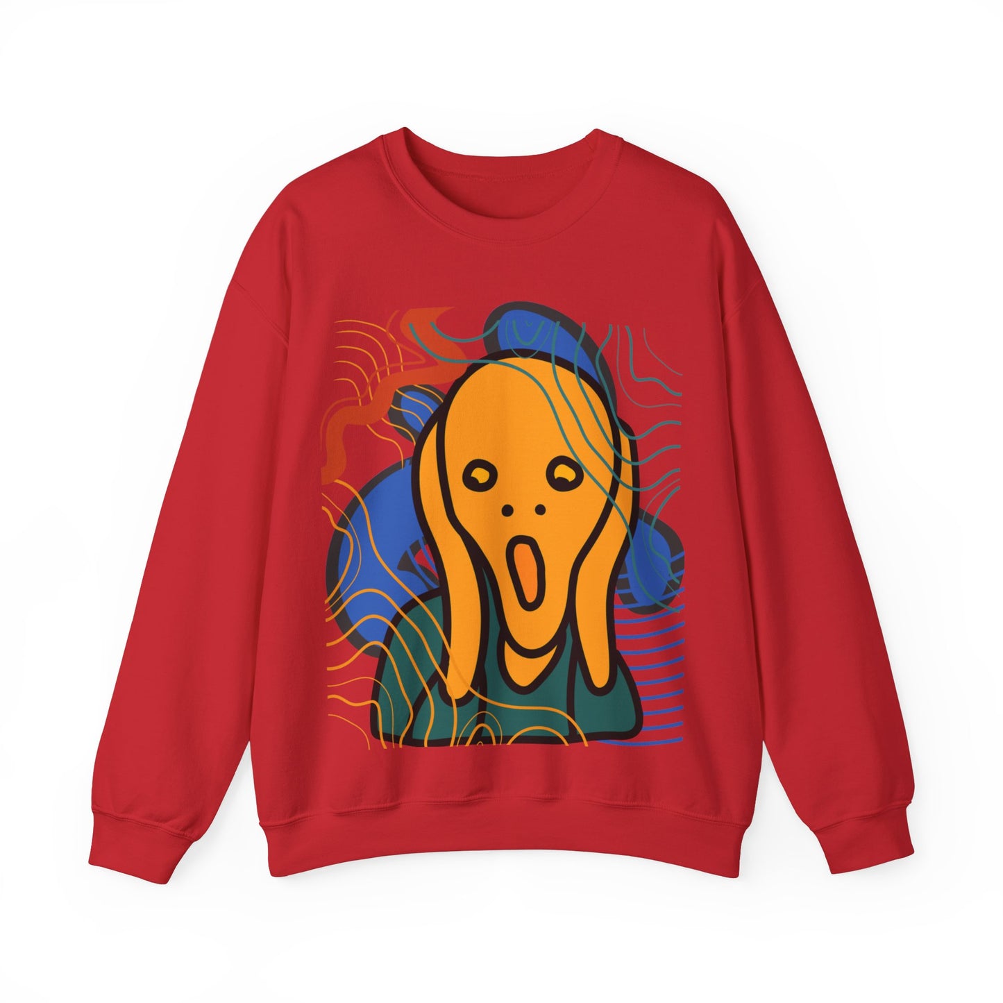 Scream and Squiggles Unisex Heavy Blend™ Crewneck Sweatshirt EU