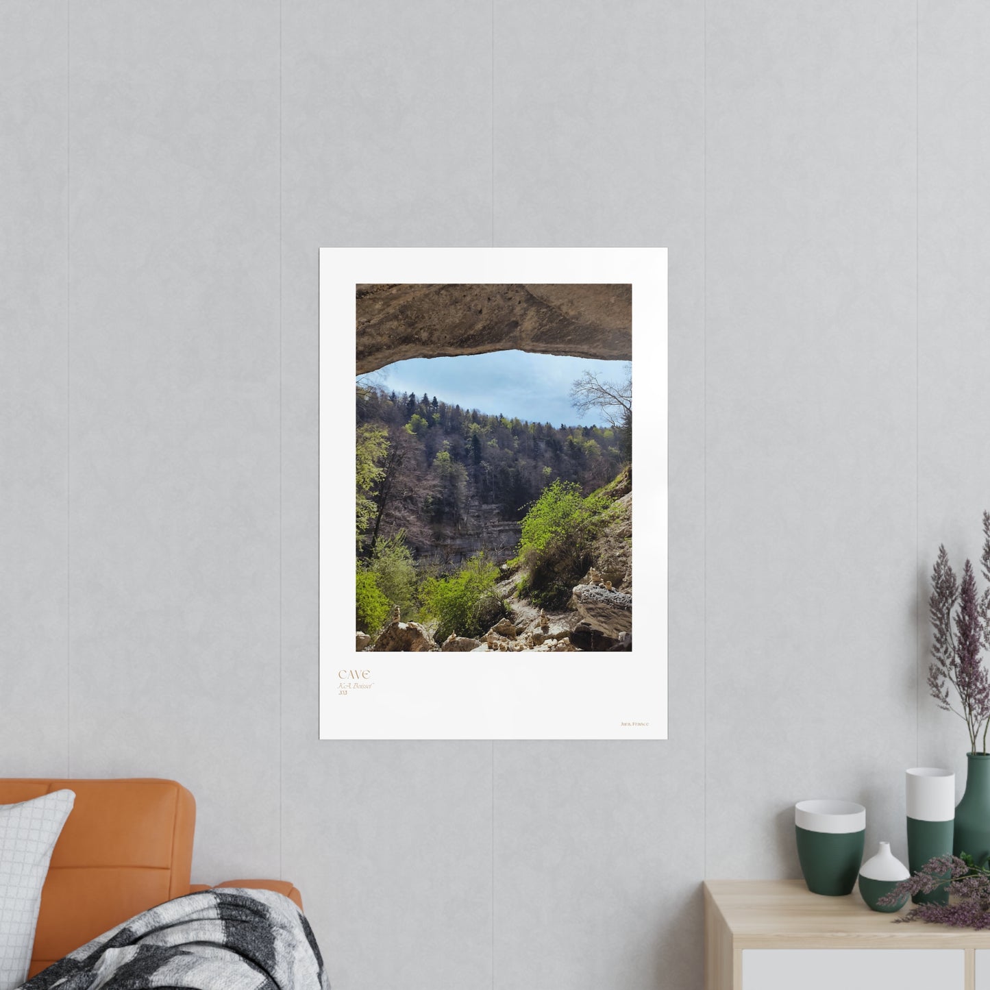 Cave Photograph Vertical Posters EU