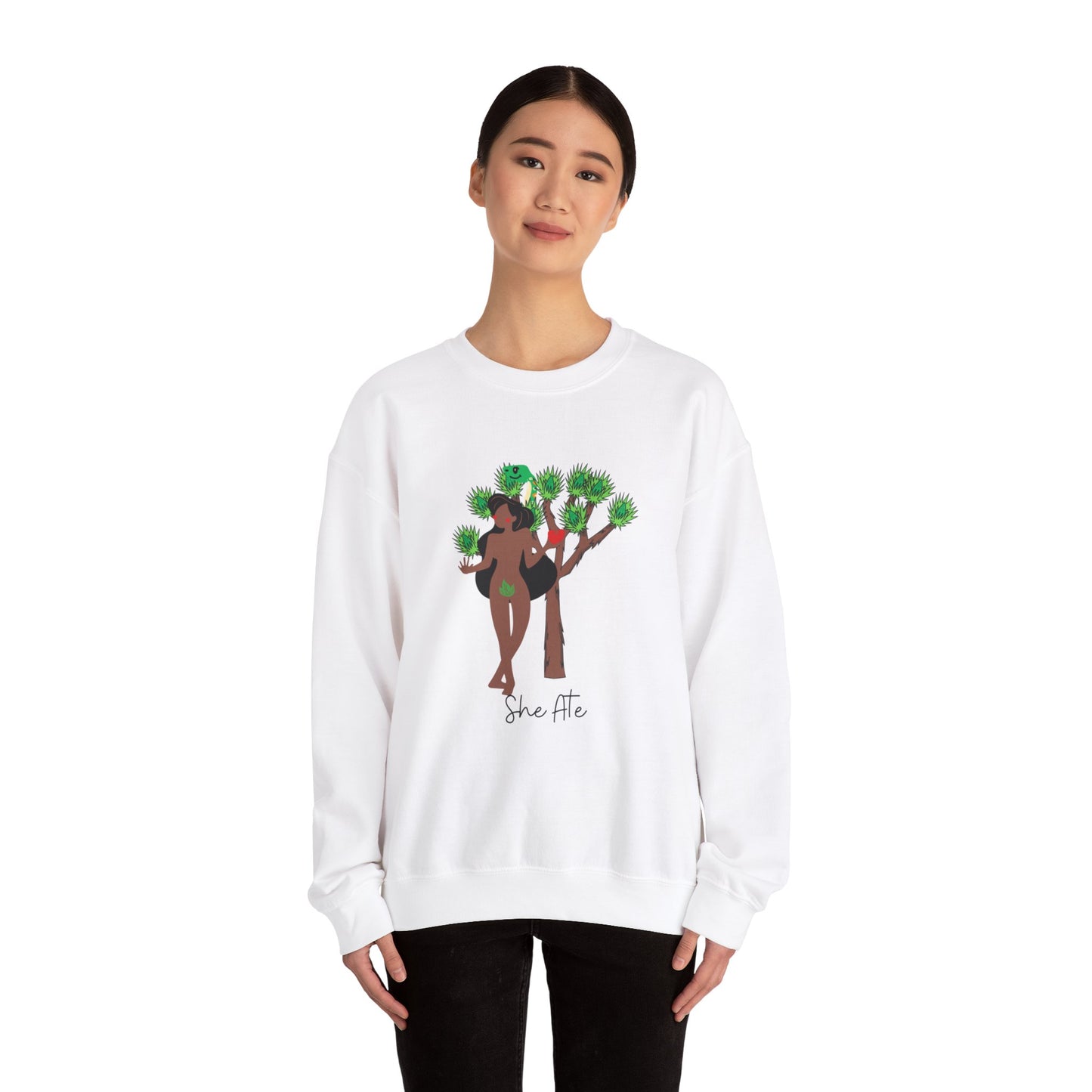 Eve She Ate Unisex Heavy Blend™ Crewneck Sweatshirt