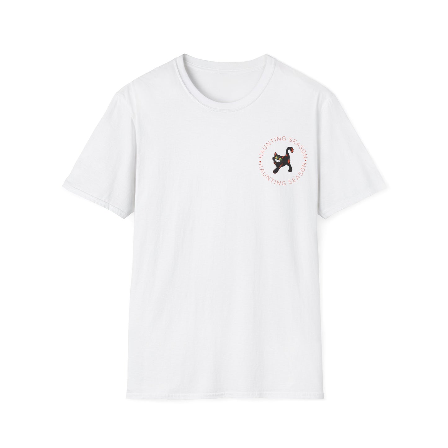 Camiseta unisex de estilo suave Haunting Kitty