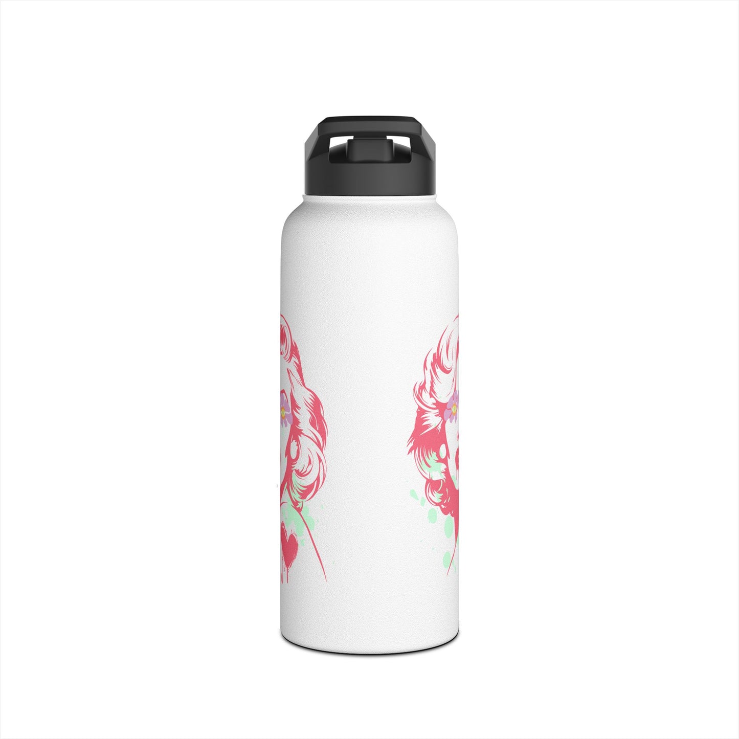 Norma Graffiti  Stainless Steel Water Bottle, Standard Lid