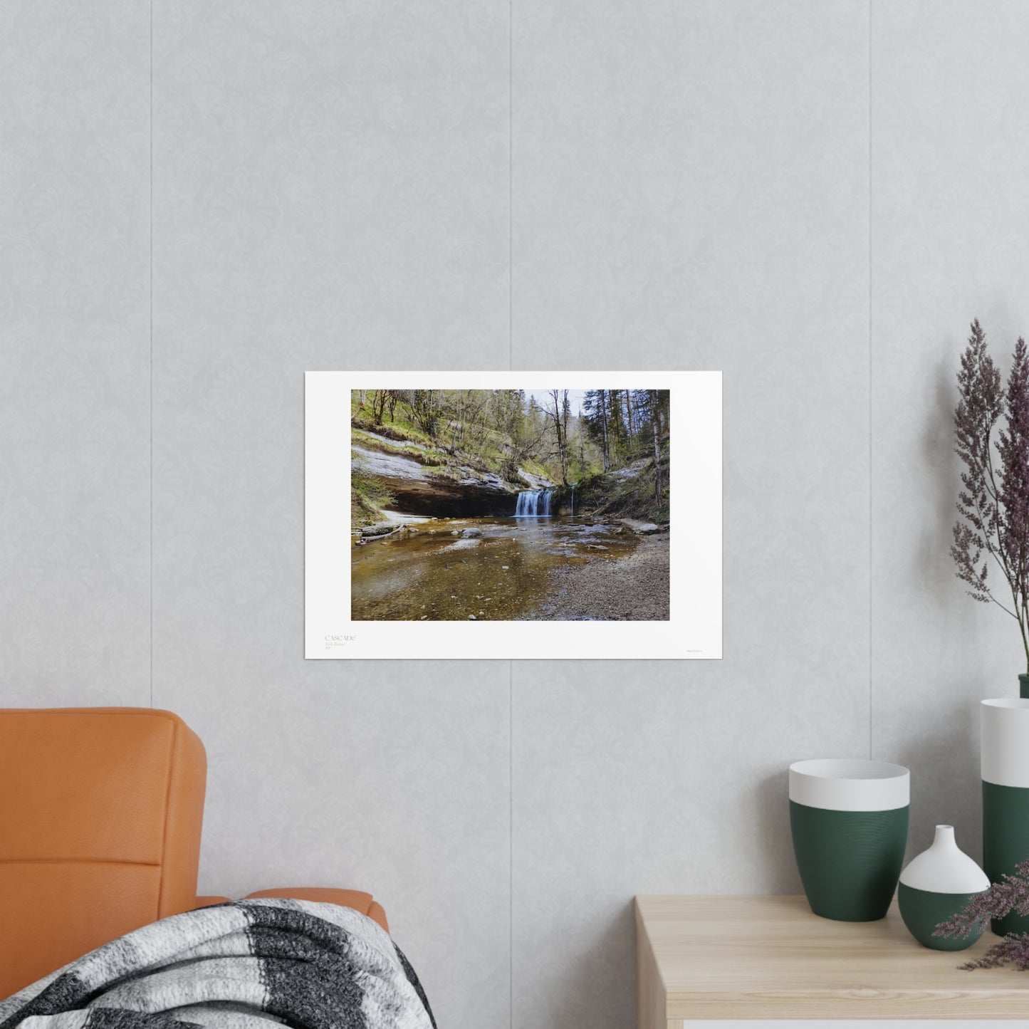 Cascade Matte Photograph Horizontal Posters EU