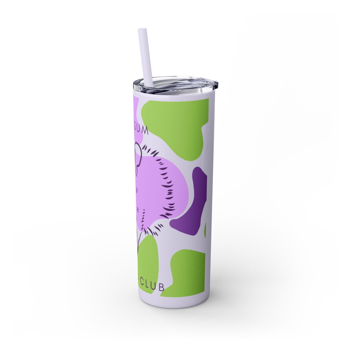 Opossum Club Tumbler with Straw, 20oz