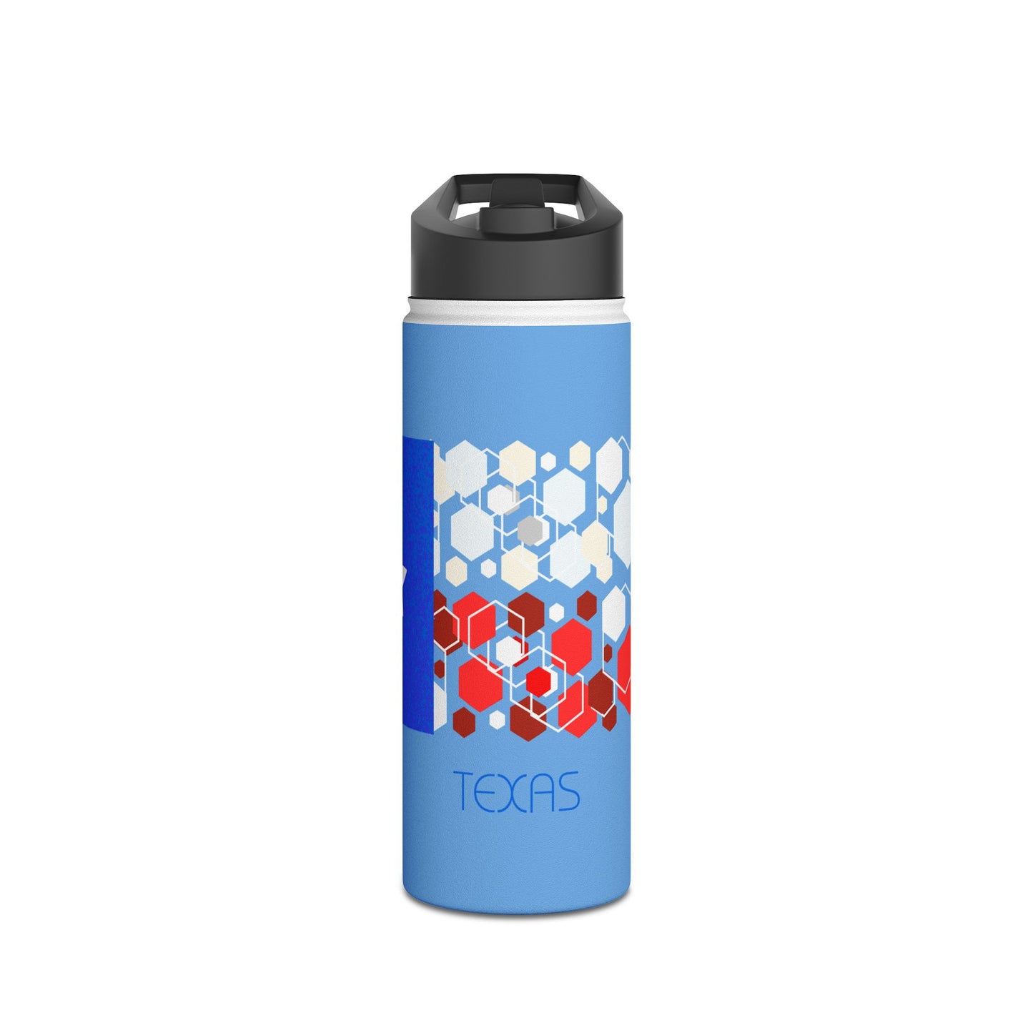 Modern Texas Stainless Steel Water Bottle, Standard Lid