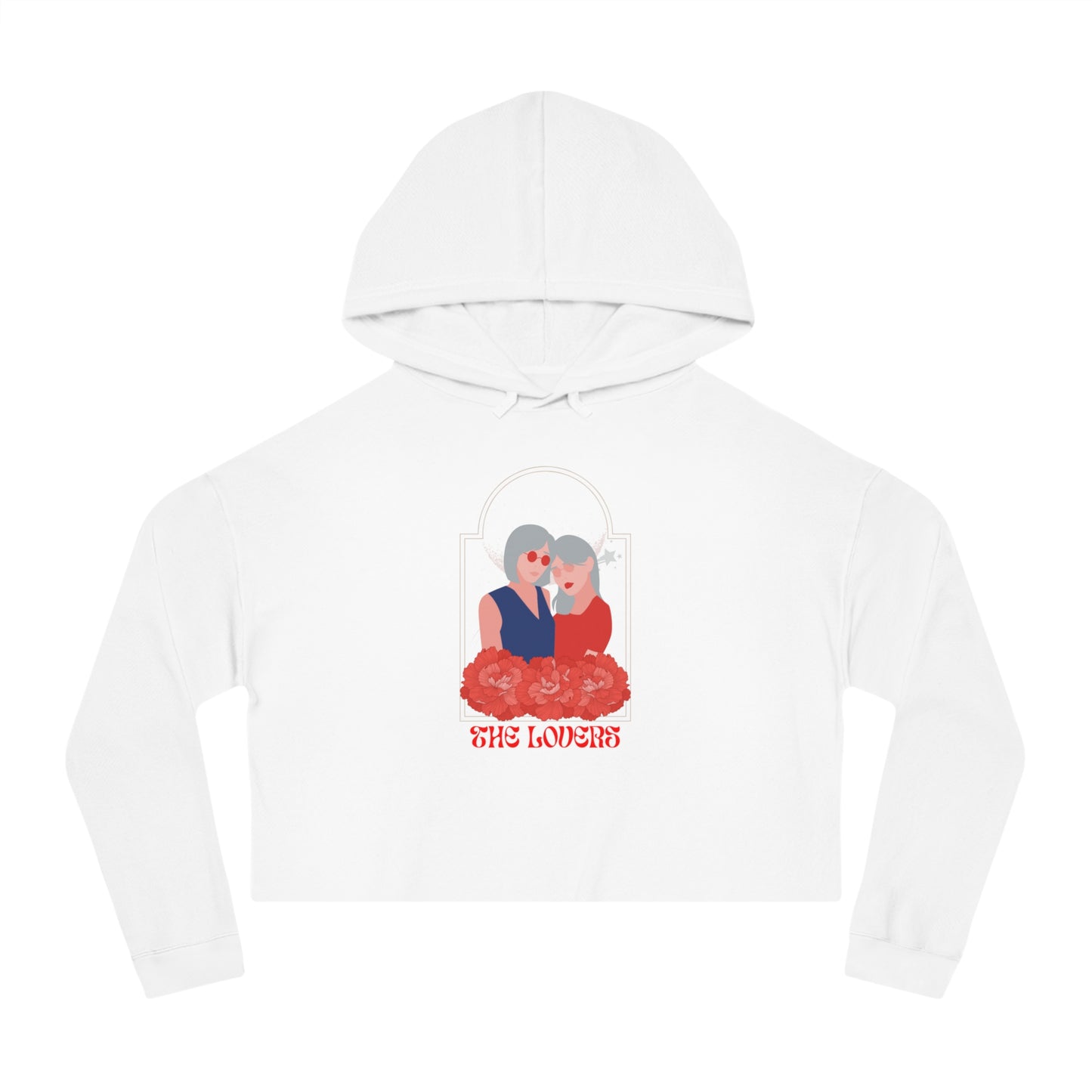 The Lovers Women’s Cropped Hooded Sweatshirt