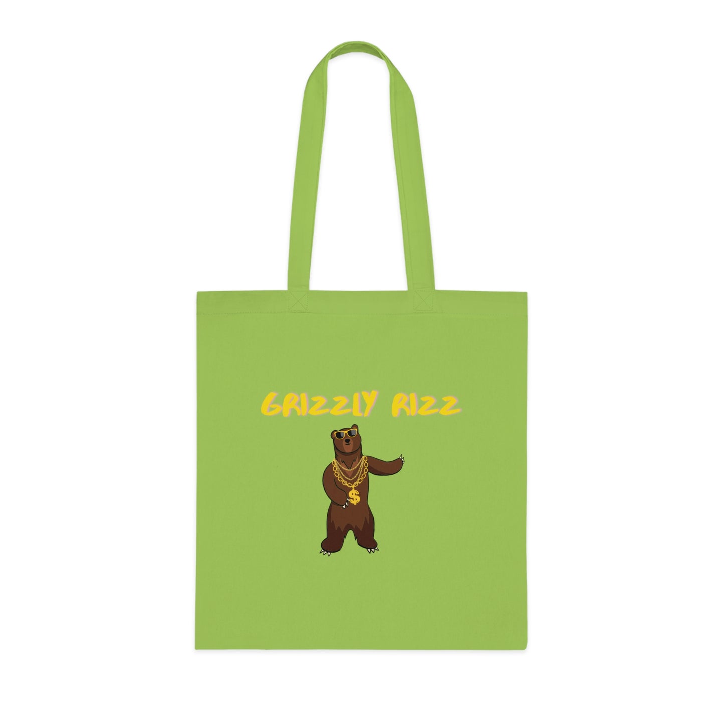 Grizzly Rizz Bear Tote Bag EU