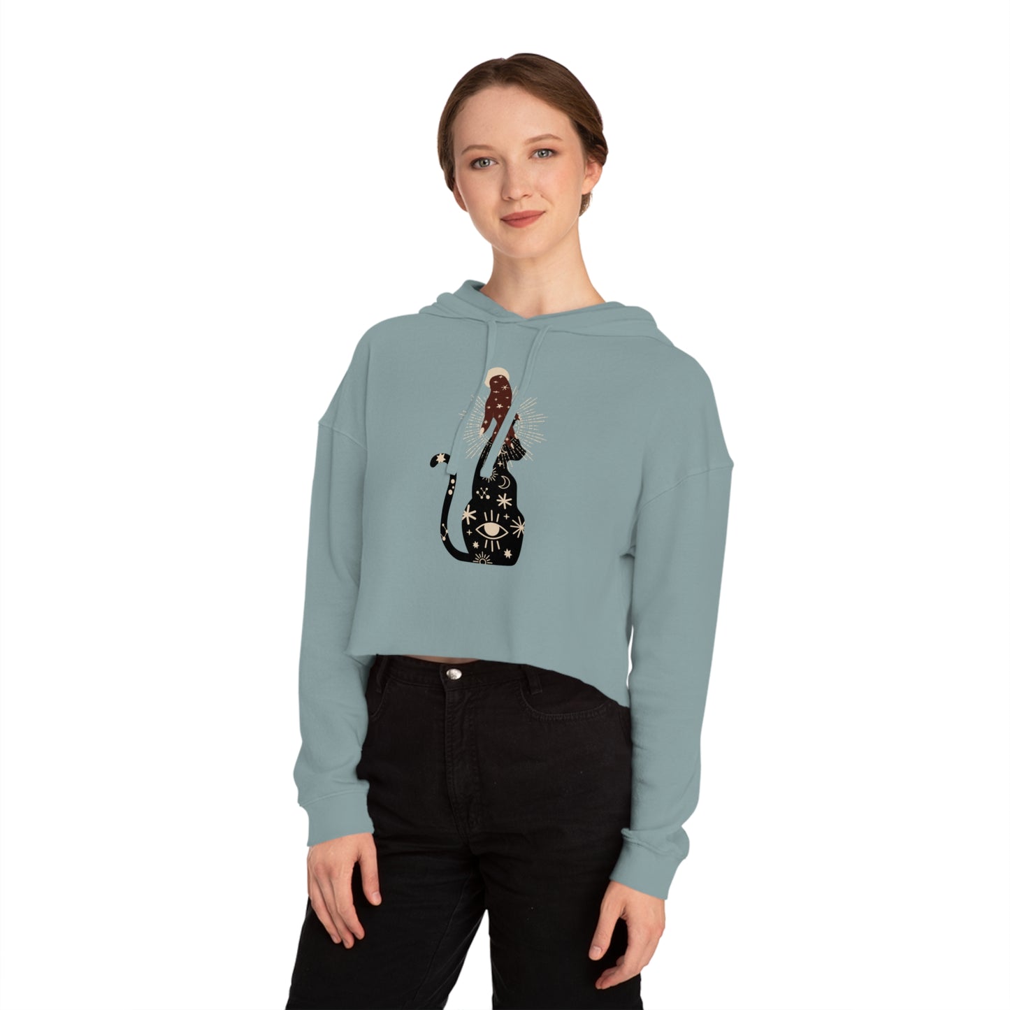 Familiars Women’s Cropped Hooded Sweatshirt