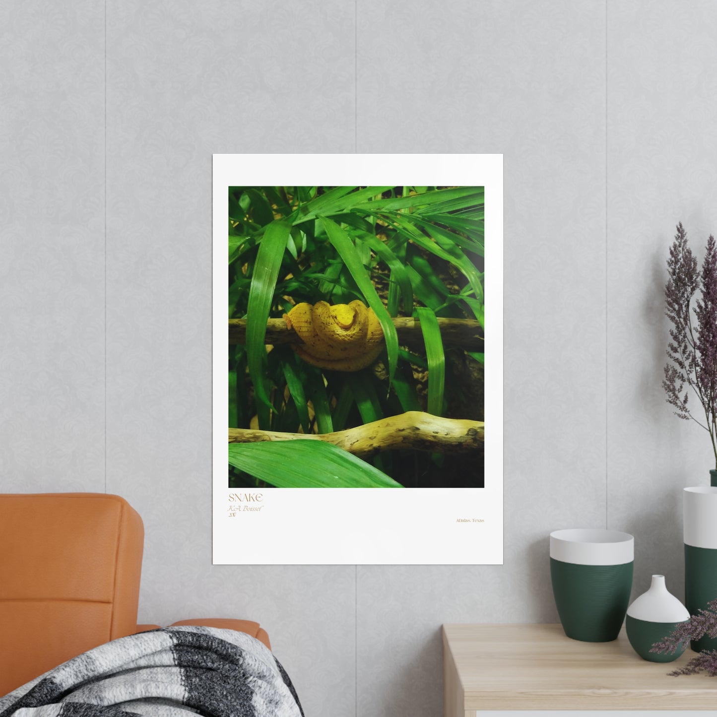 Snake Photograph Vertical Posters EU