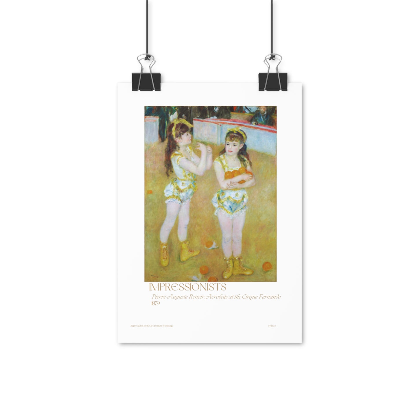 Pierre-Auguste Renoir, Acrobats at the Cirque Fernando Vertical Posters EU