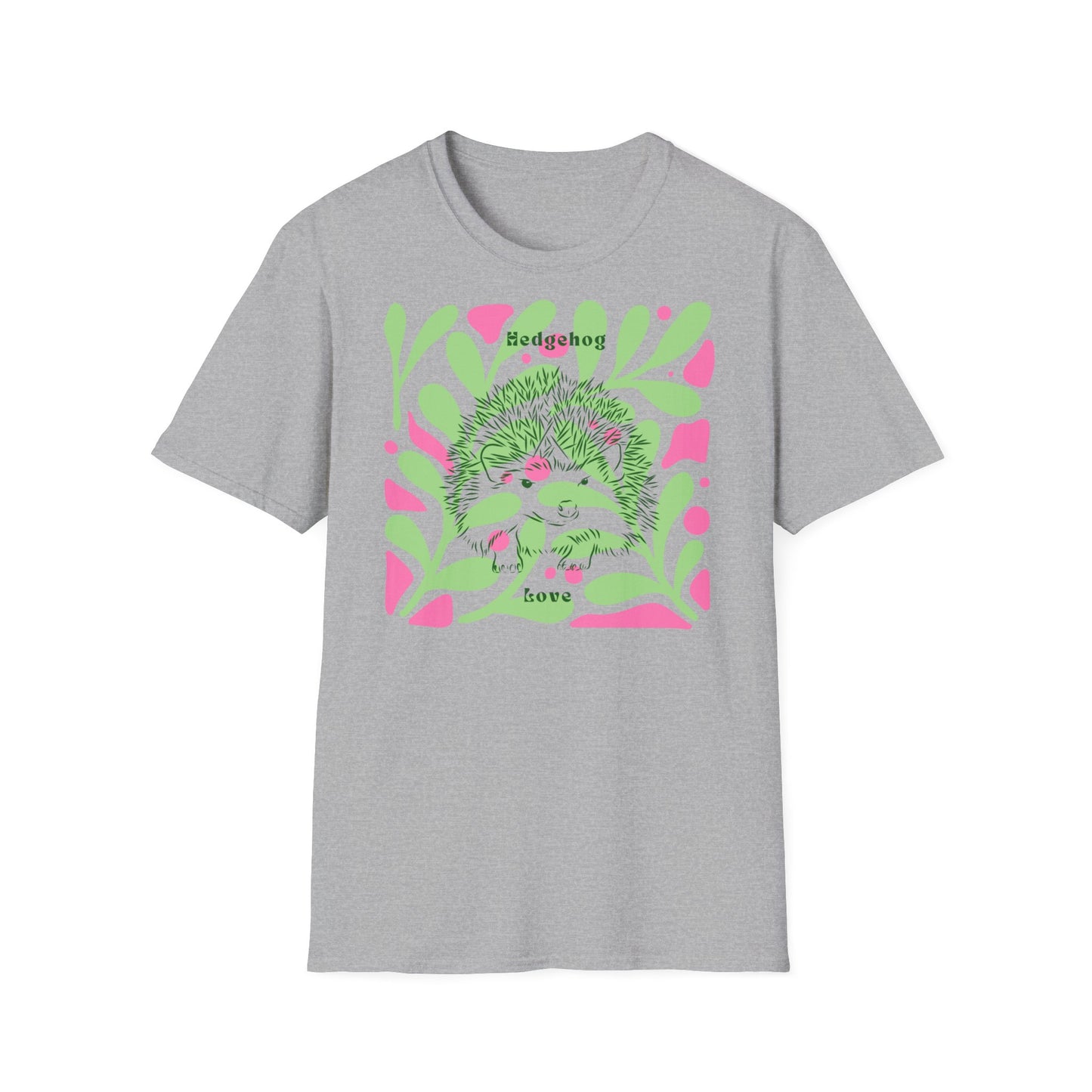 Camiseta unisex de estilo suave Hedgehog Love