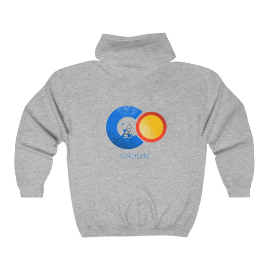 Modern Colorado Unisex Heavy Blend™ Full Zip Hooded Sweatshirt