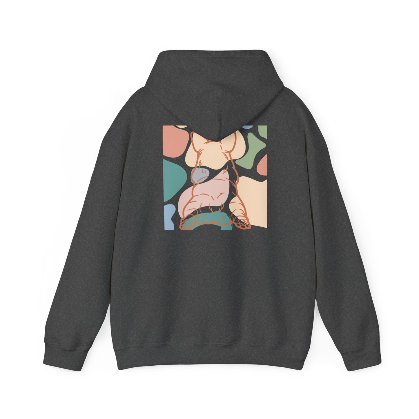 Sudadera unisex con capucha y mezcla pesada de dos caras de Corgi