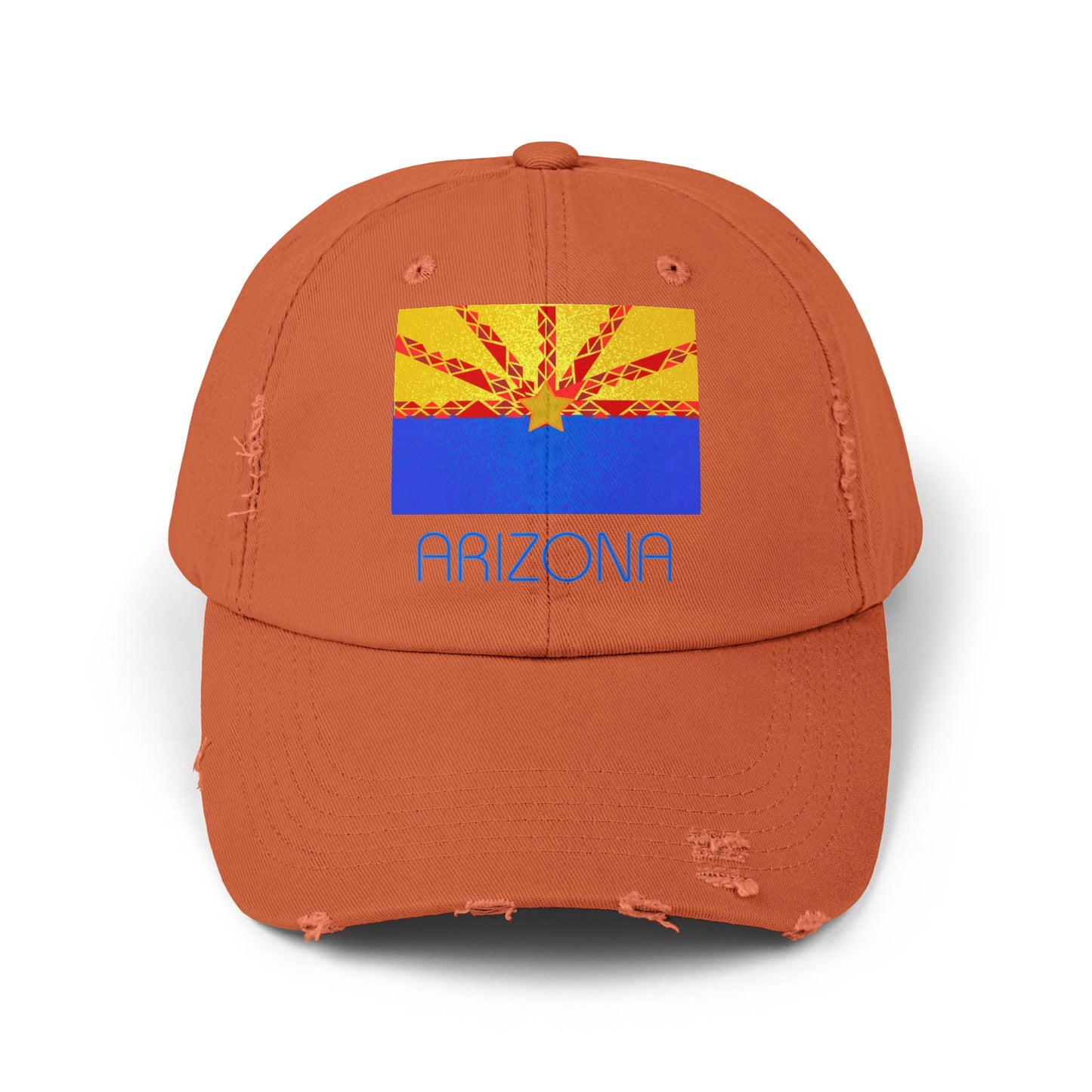 Modern Arizona Unisex Distressed Cap